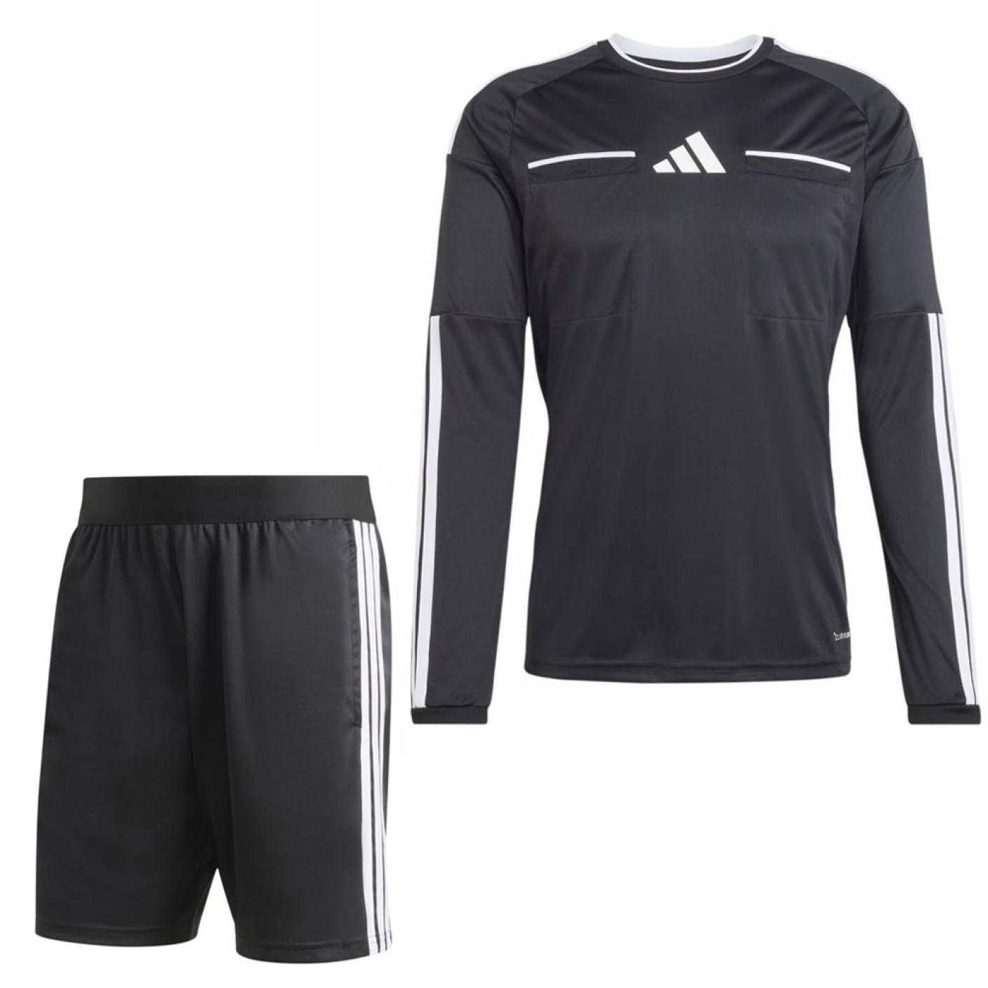 adidas REF 26 Long Sleeve Referee Kit Black White
