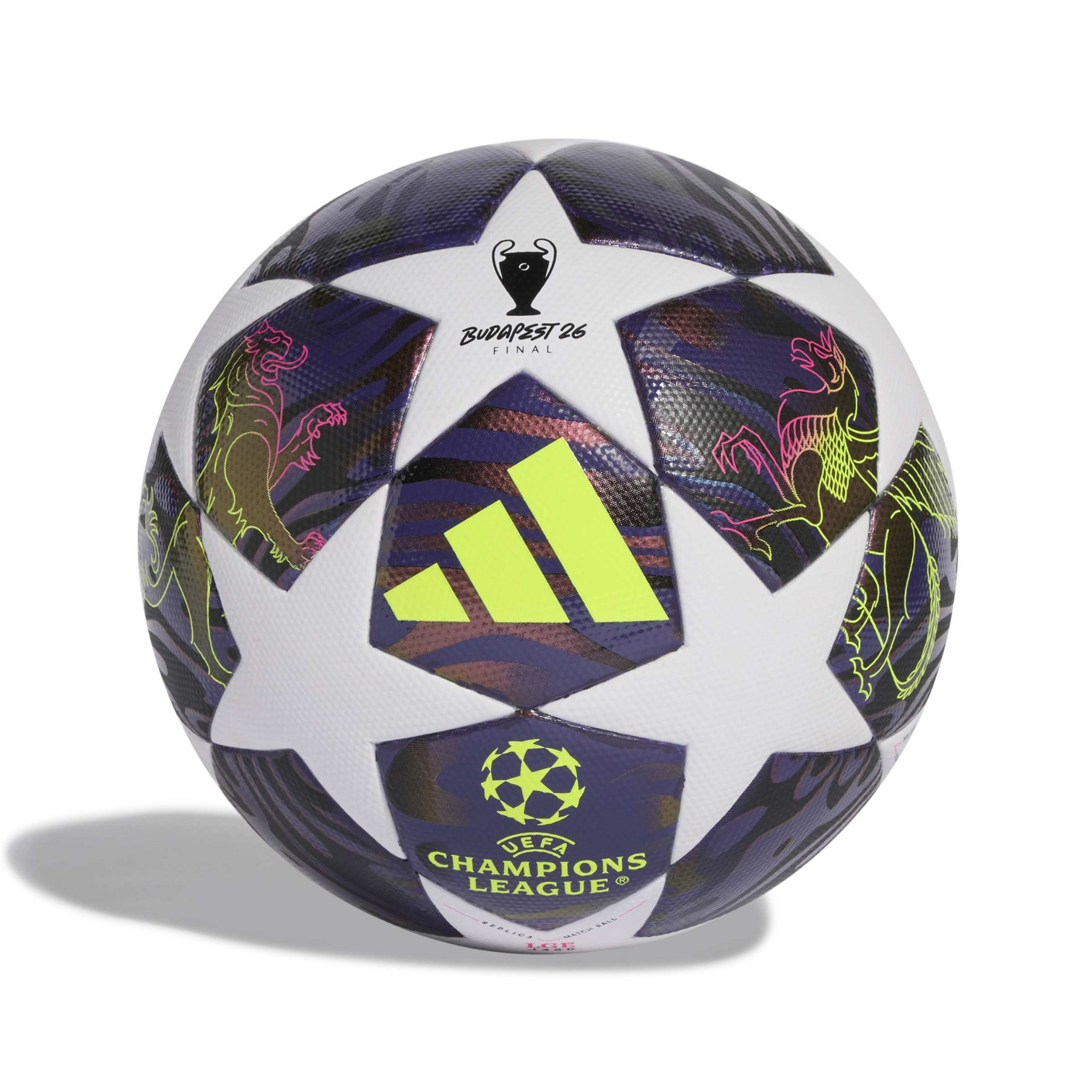 adidas UEFA Champions League League J350 Final Football 2025-2026 Purple White Yellow