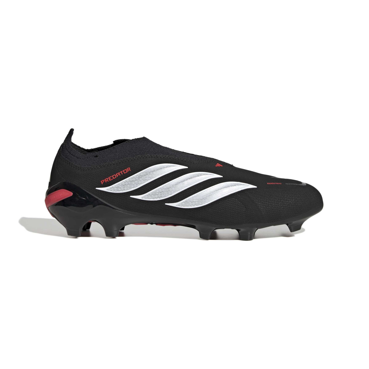 adidas Predator League Veterloze Gras Voetbalschoenen (FG) Zwart Wit Rood