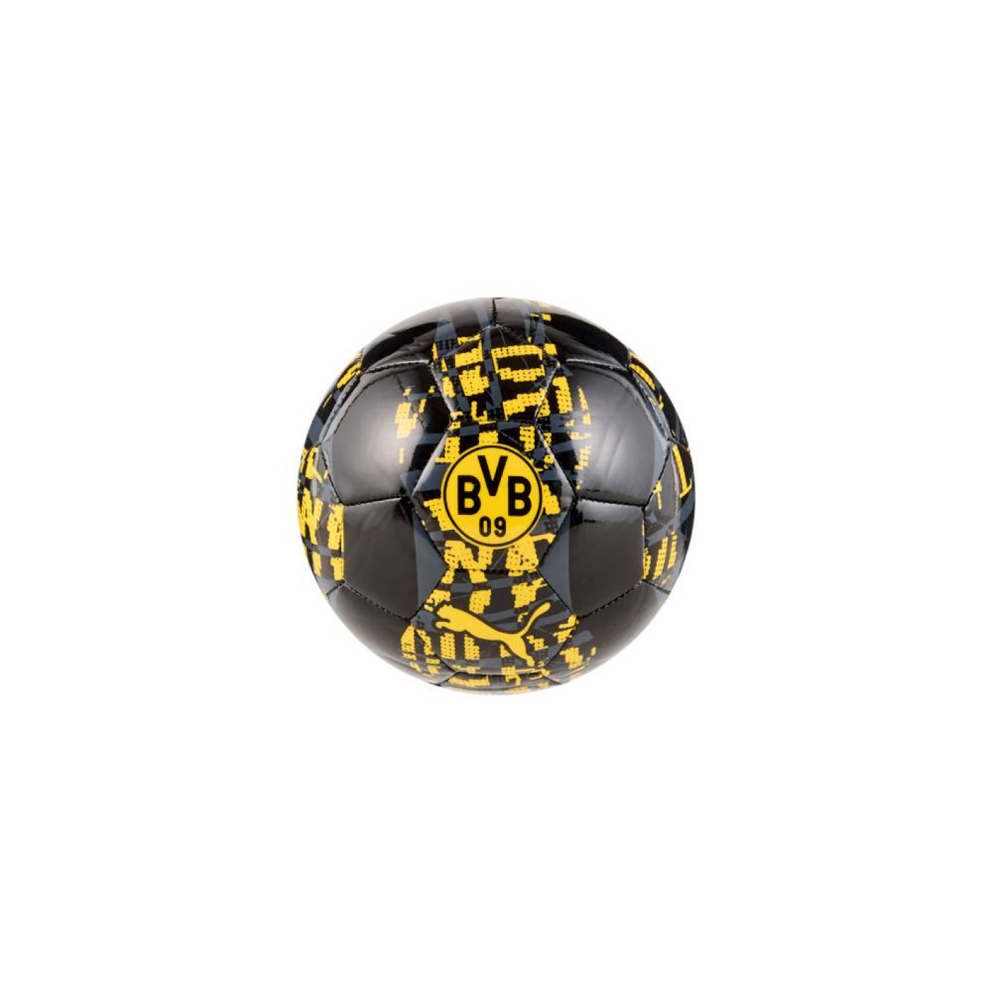 PUMA Borussia Dortmund Mini Voetbal Maat 1 Zwart Geel