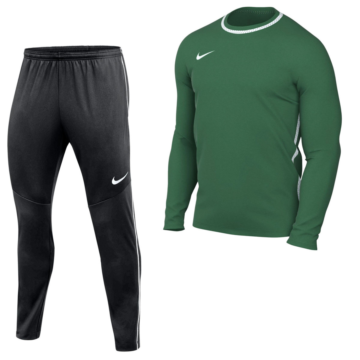 Nike Dri-FIT Park 26 Trainingspak Donkergroen Zwart