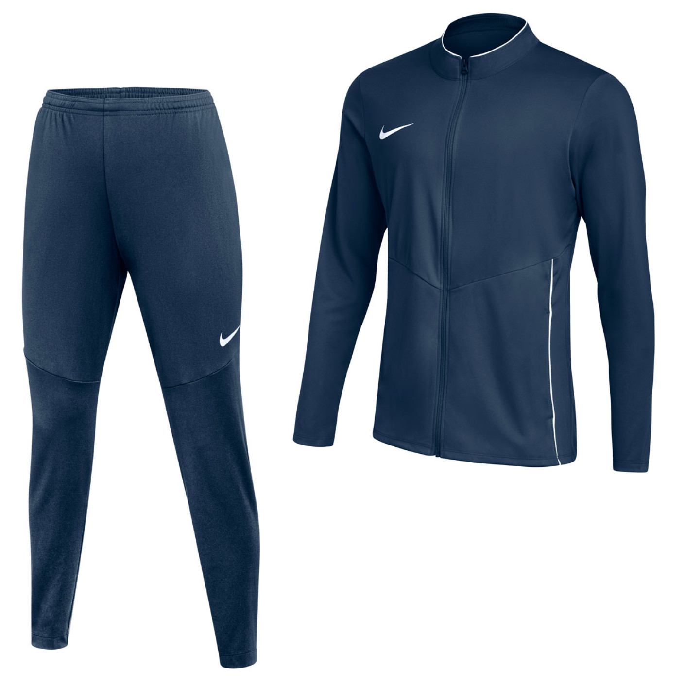 Nike Dri-FIT Park 26 Full-Zip Kids Tracksuit Dark Blue White