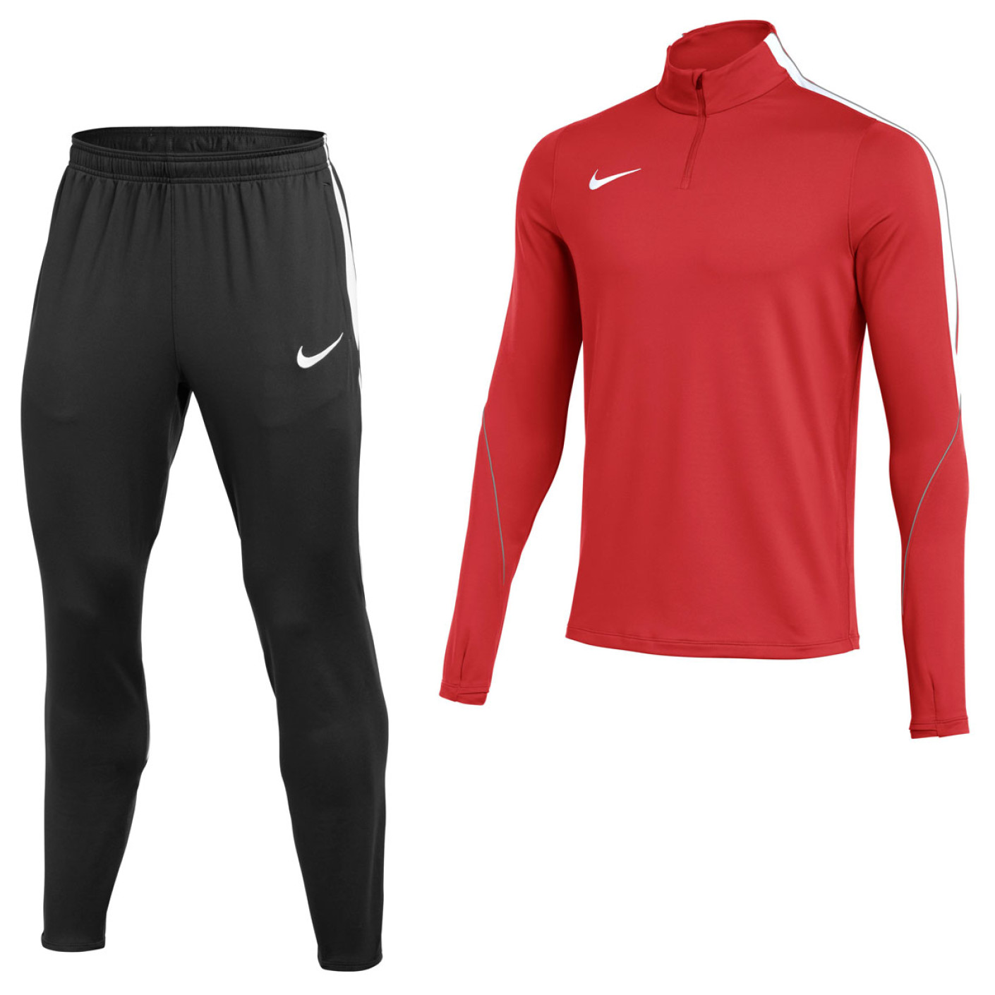 Nike Dri-FIT Strike 26 Trainingspak 1/4-Zip Rood Zwart