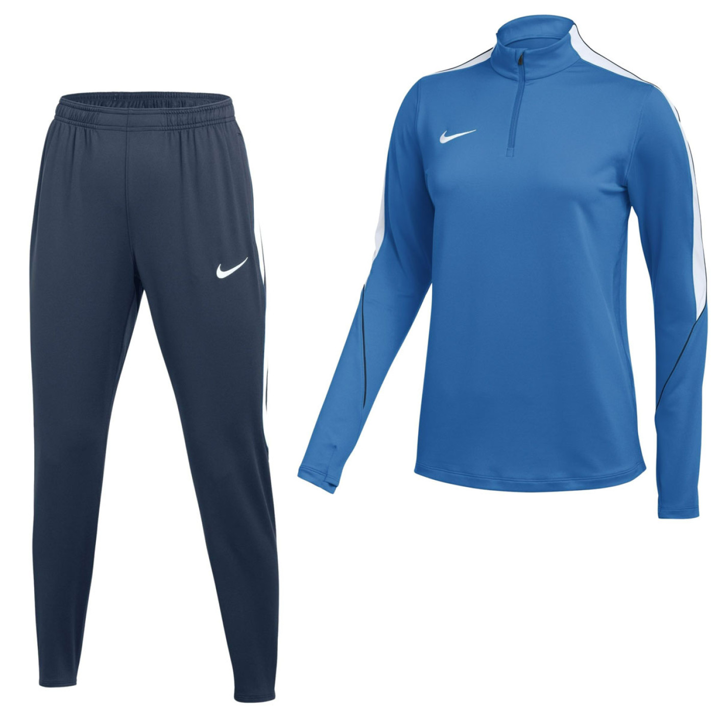 Nike Dri-FIT Strike 26 Trainingspak 1/4-Zip Dames Blauw Donkerblauw