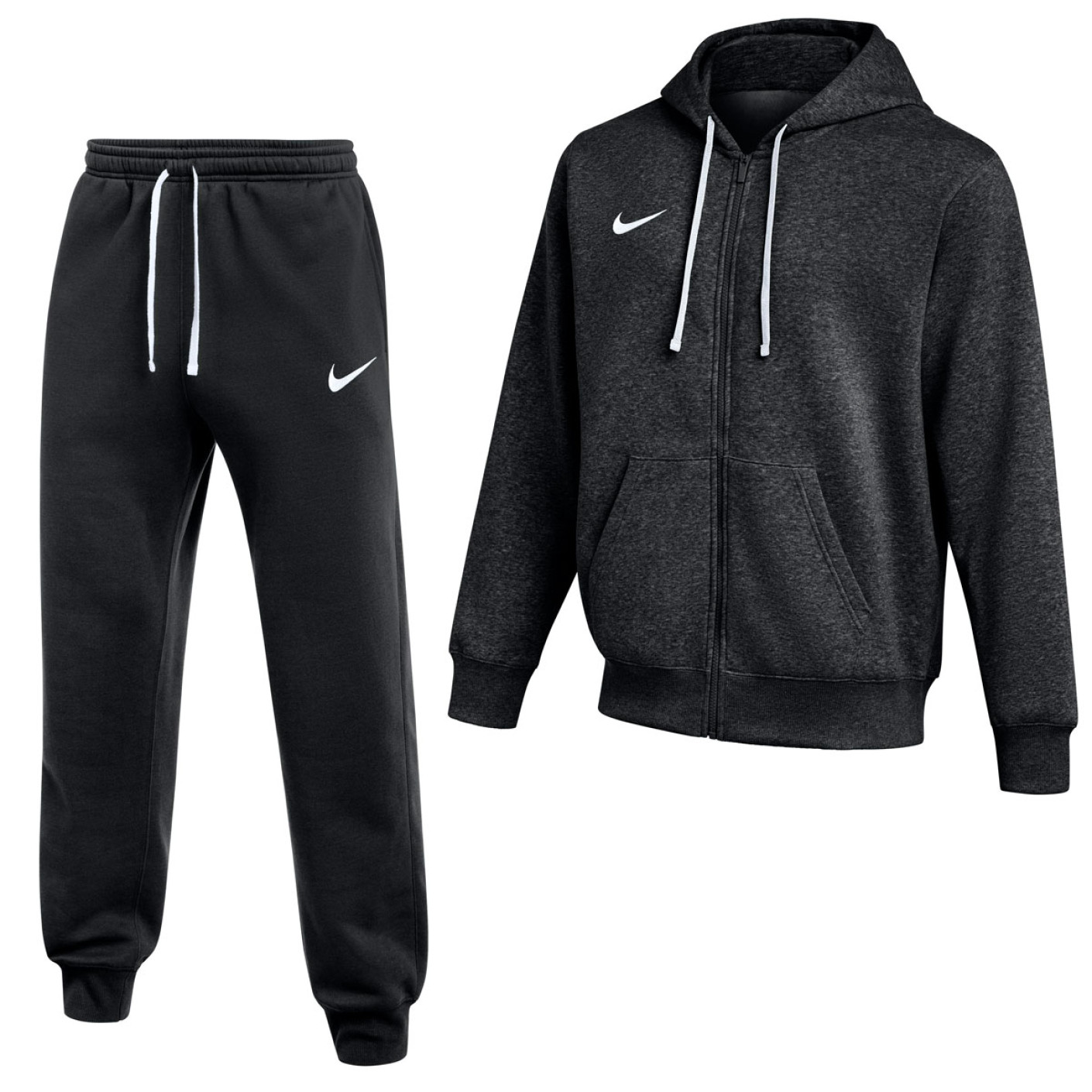 Nike Park 26 Fleece Vest Jogging Suit Black White