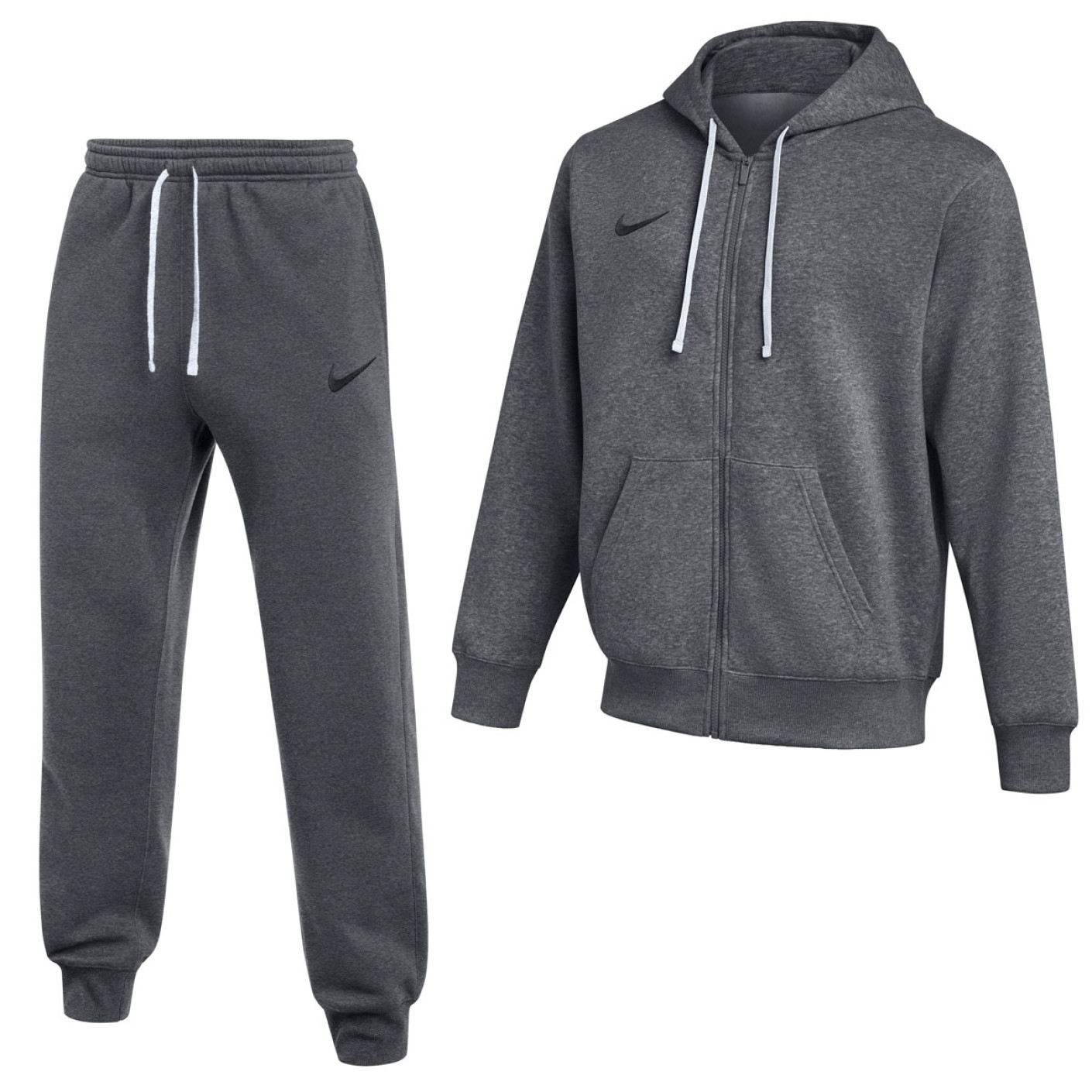 Nike Park 26 Fleece Vest Jogging Suit Dark Grey Black