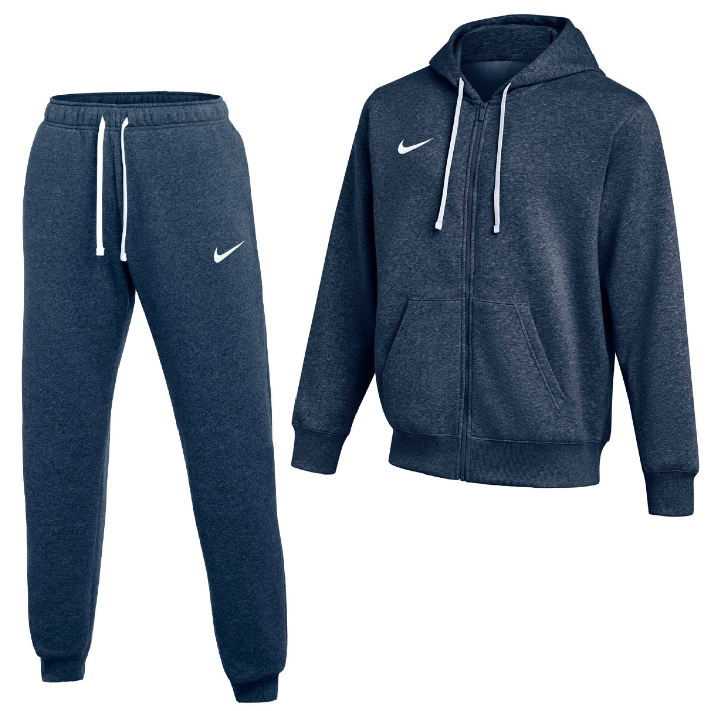Nike Park 26 Fleece Vest Jogging Suit Dark Blue White