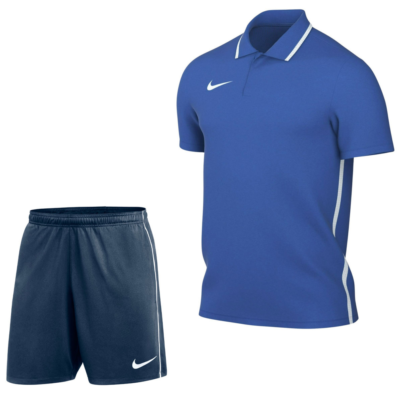 Nike Dri-FIT Park 26 Polo Training Set Blue Dark Blue