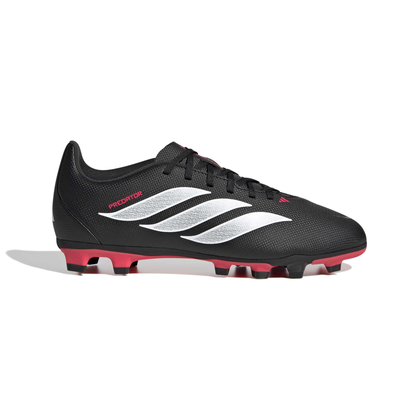 adidas Predator Club Grass/Artificial Grass Football Boots (MG) Kids Black White Red