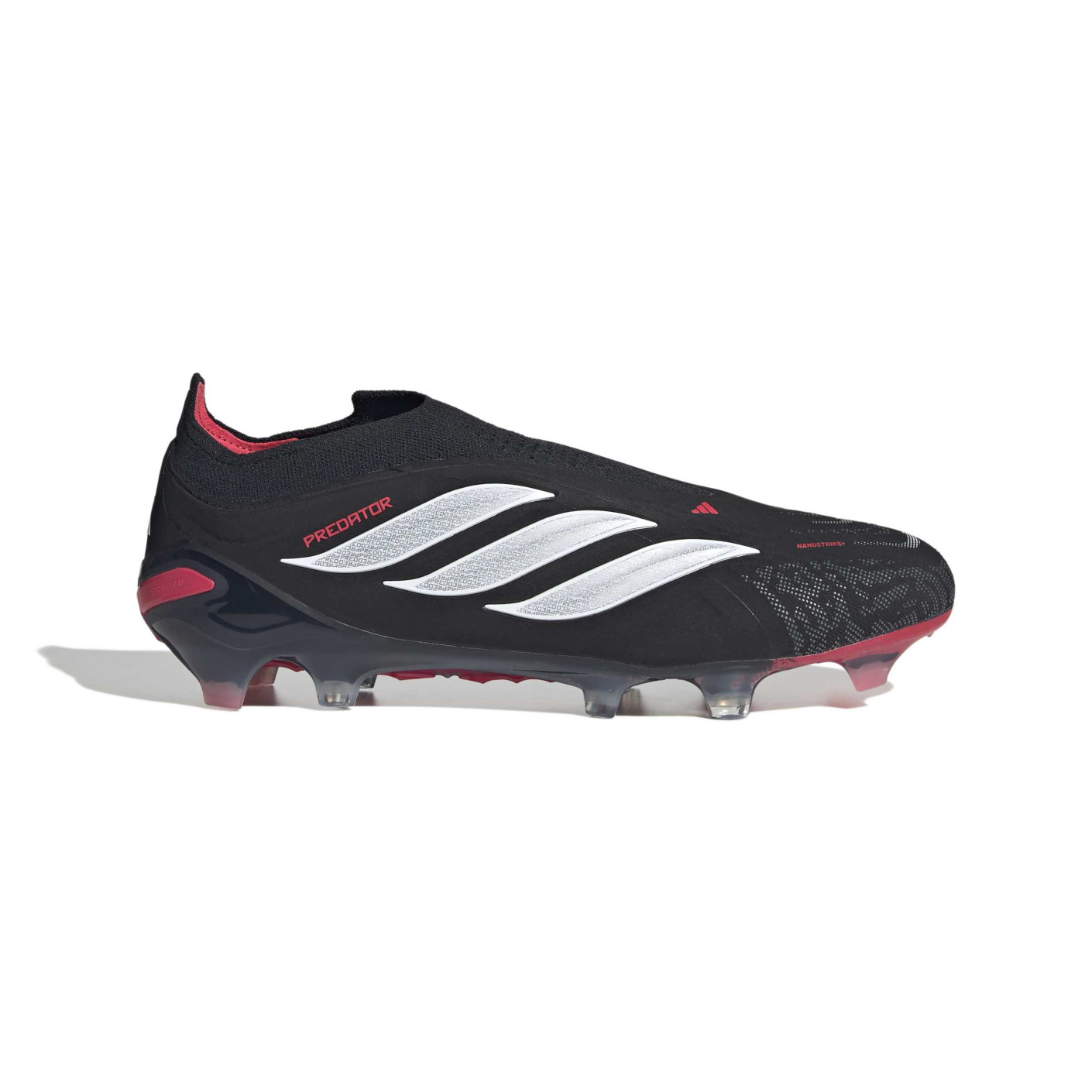 adidas Predator Elite Veterloze Gras Voetbalschoenen (FG) Zwart Wit Rood