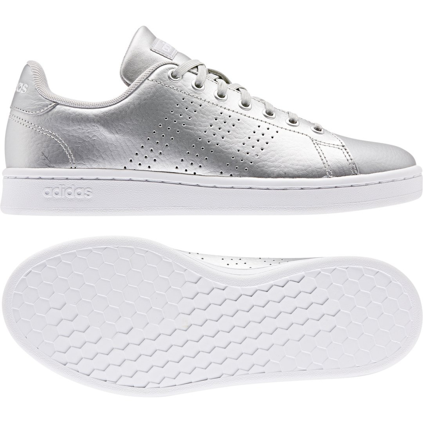 Plak opnieuw verlichten Implicaties adidas Advantage Sneaker Dames Zilver Wit