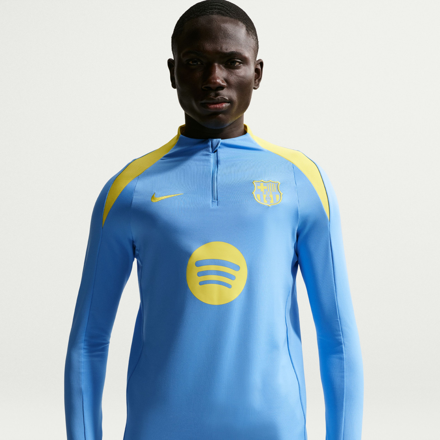 Nike FC Barcelona Strike Tracksuit 1/4-Zip 2025-2026 Light Blue