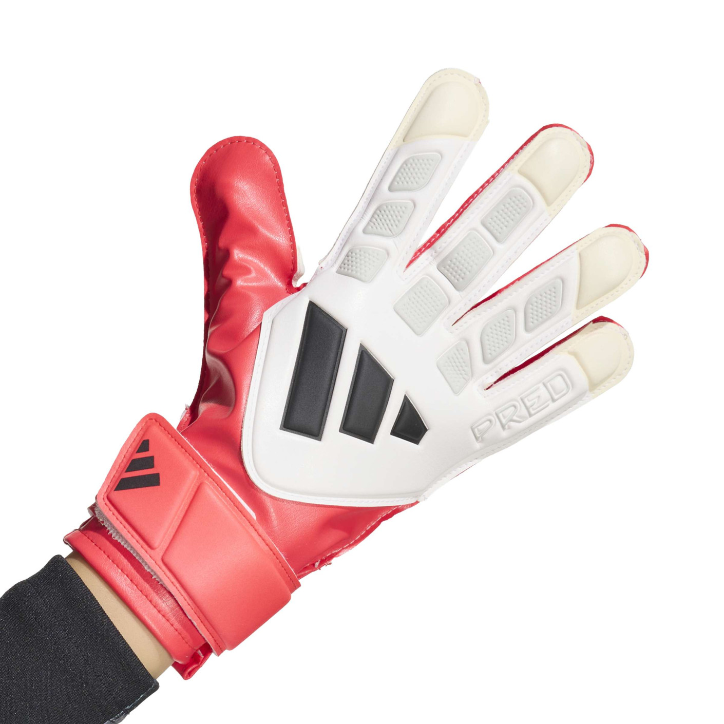 adidas Predator Training Kids Goalkeeper Gloves Red White Black
