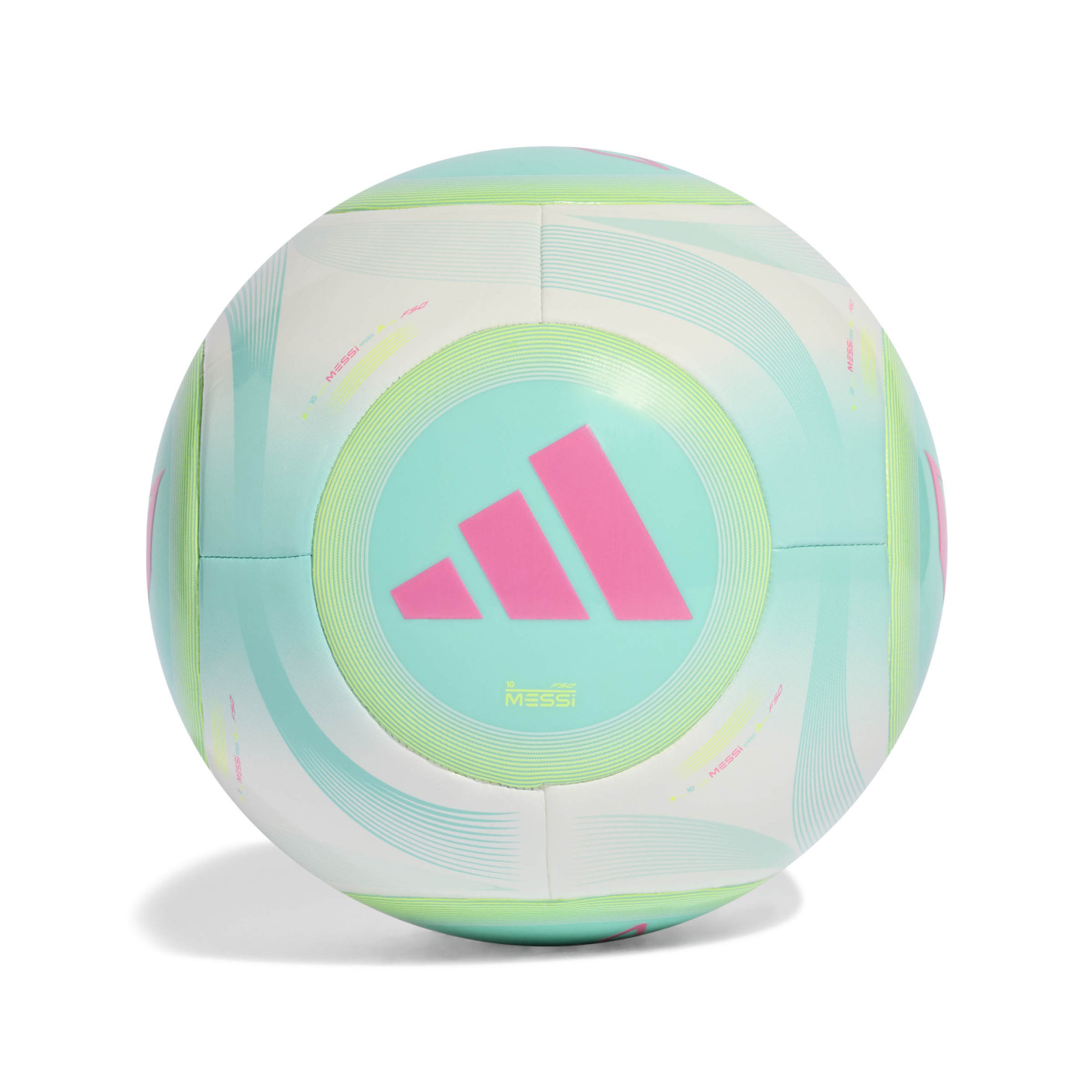 adidas Messi Club Voetbal Maat 5 Wit Turquoise Roze