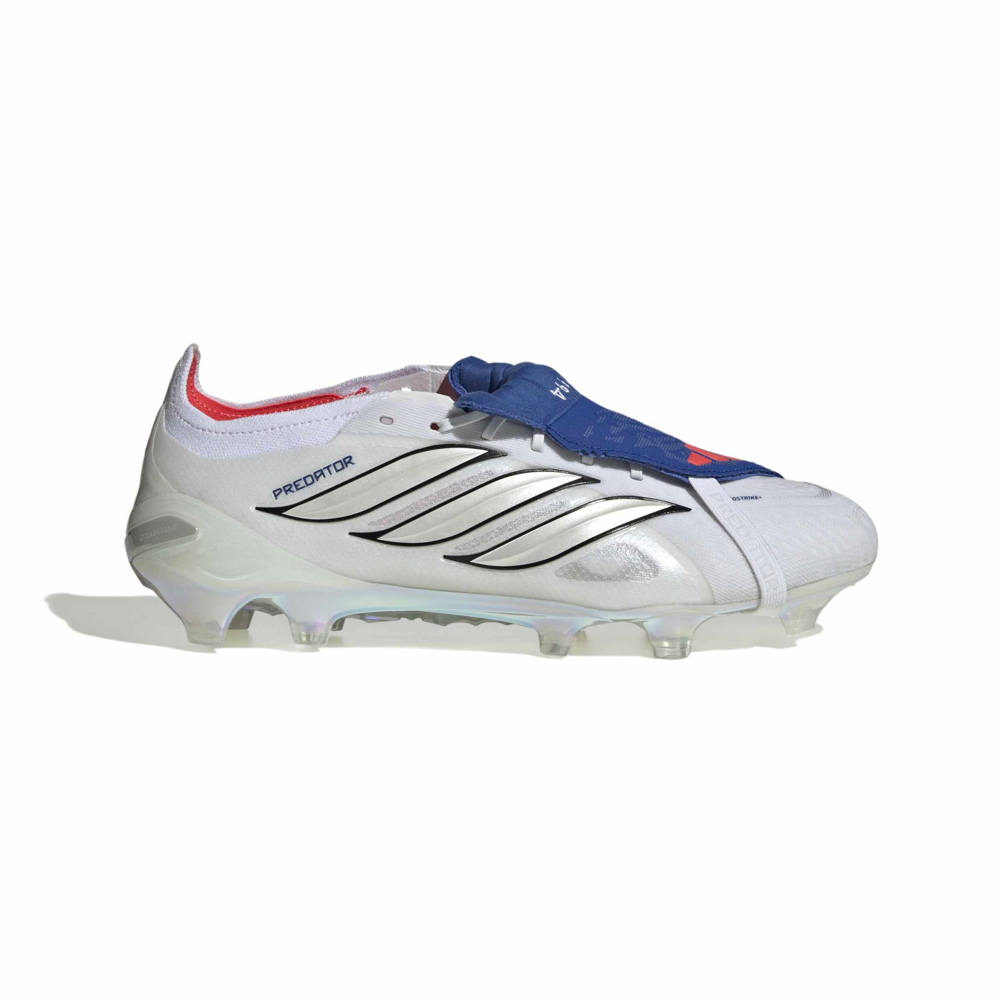 adidas Predator Elite FT Gras Voetbalschoenen (FG) Wit Zilver Blauw Rood