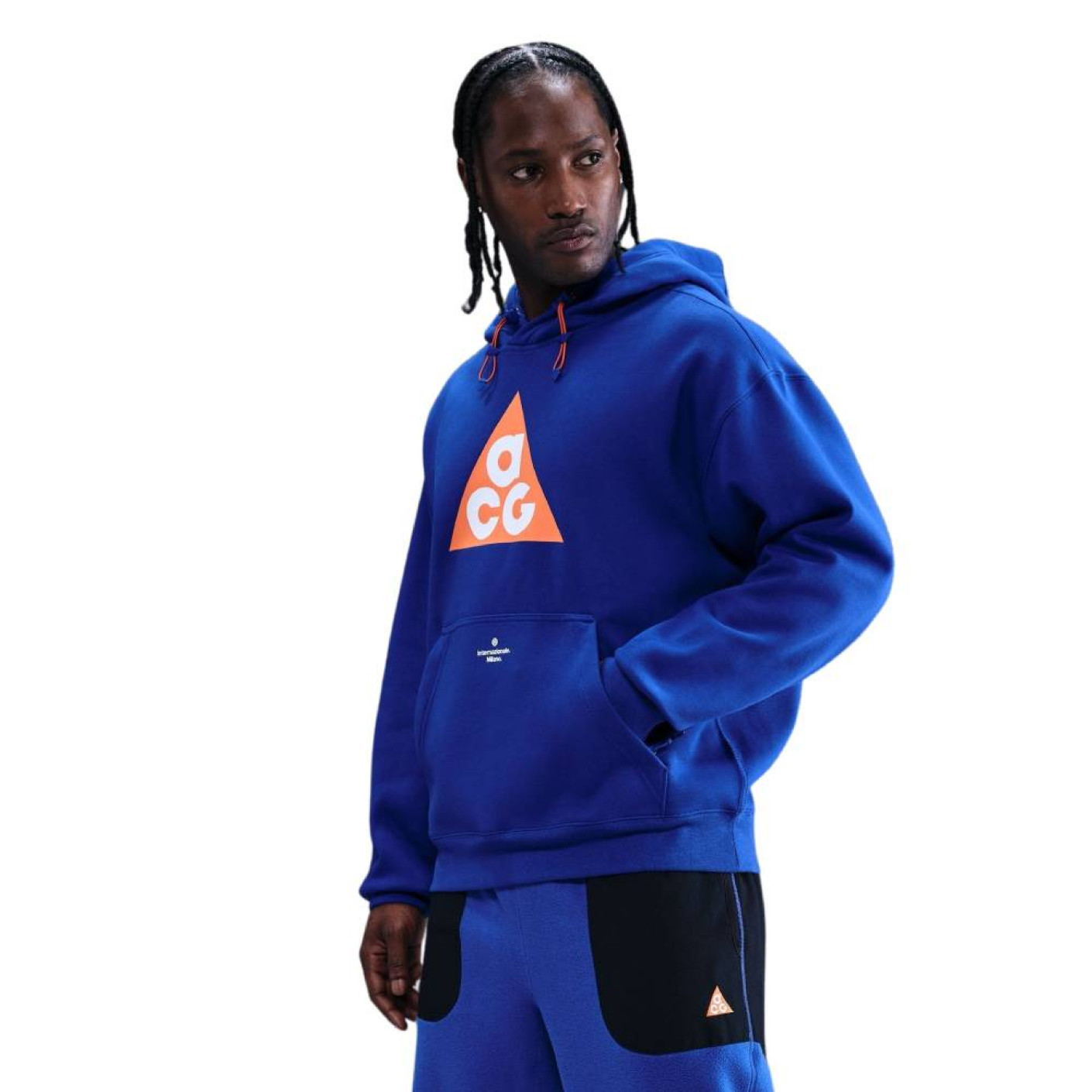 Nike Inter Milan x ACG Tuff Fleece Hoodie 2025-2026 Donkerblauw Oranje Wit