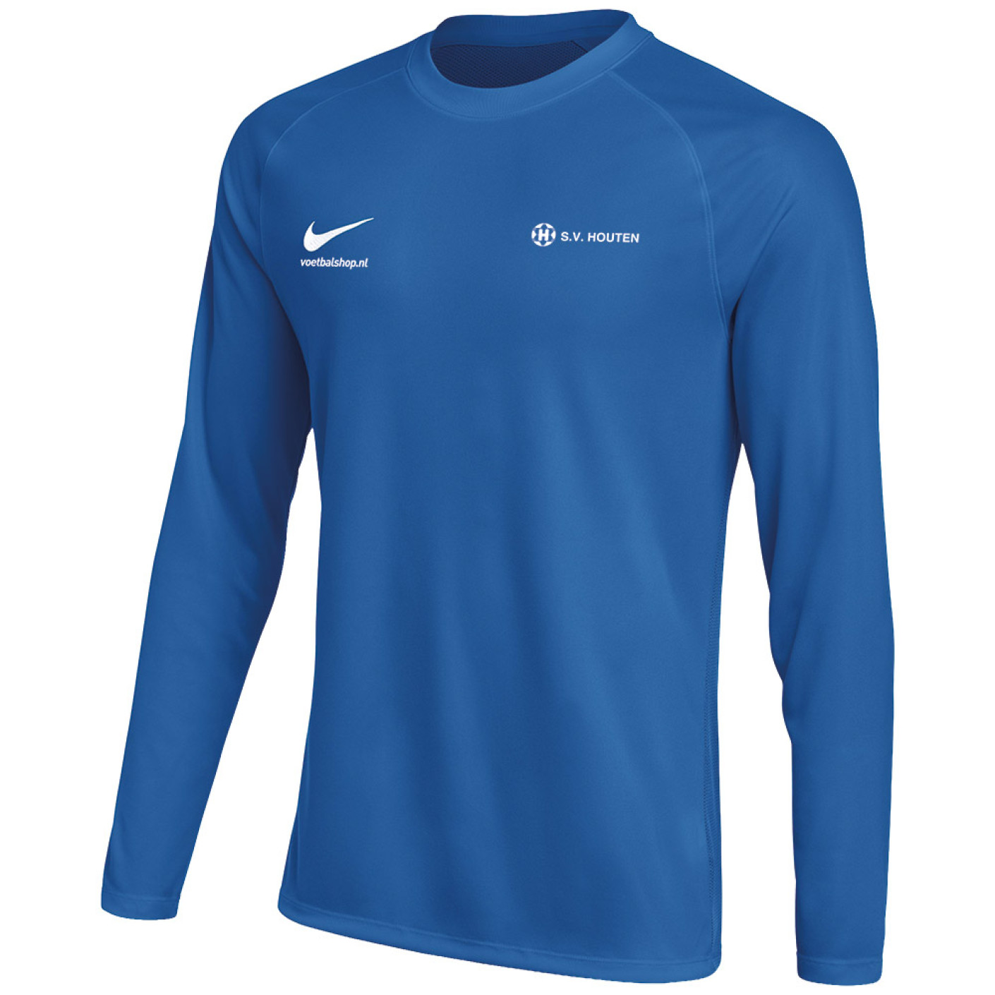 S.V. Houten Thuisshirt Lange Mouwen Junior Blauw