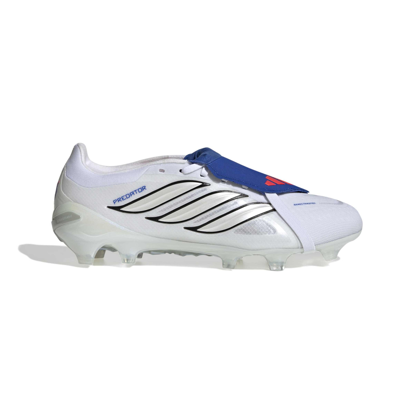 adidas Predator Pro FT Gras Voetbalschoenen (FG) Wit Zilver Blauw Rood