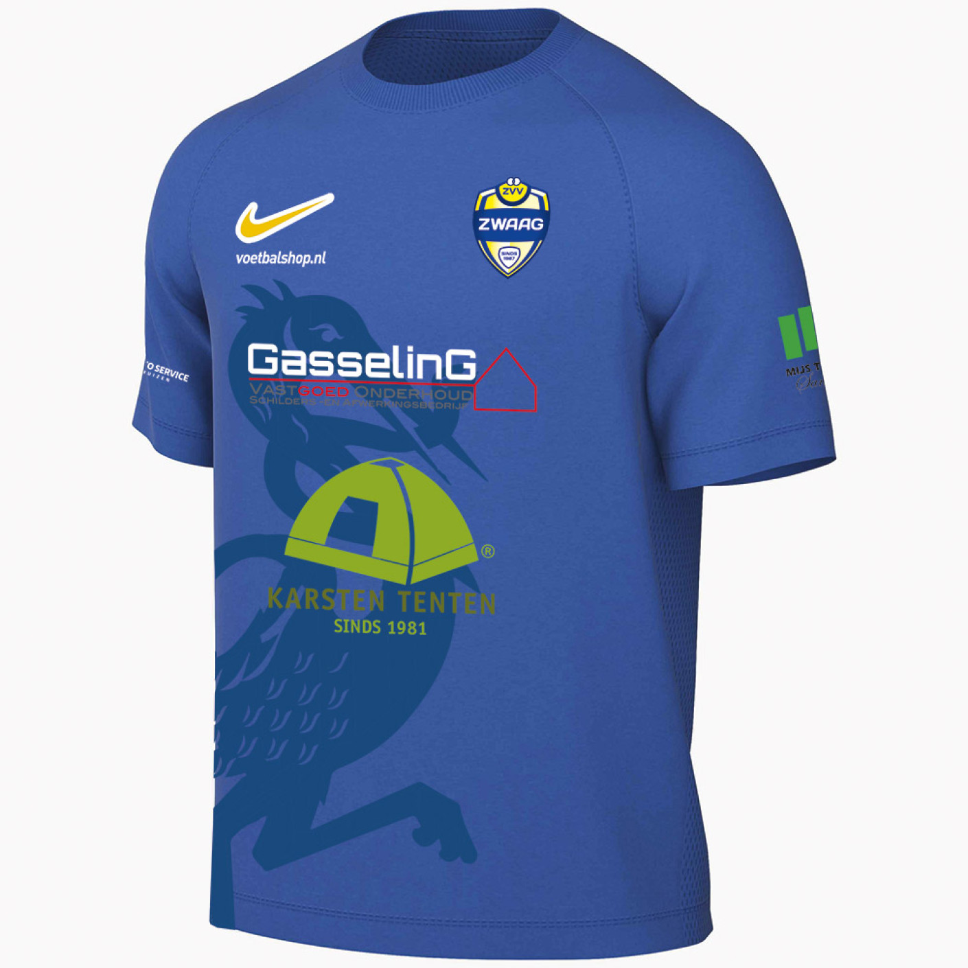ZVV Zwaag Uitshirt Senior Blauw