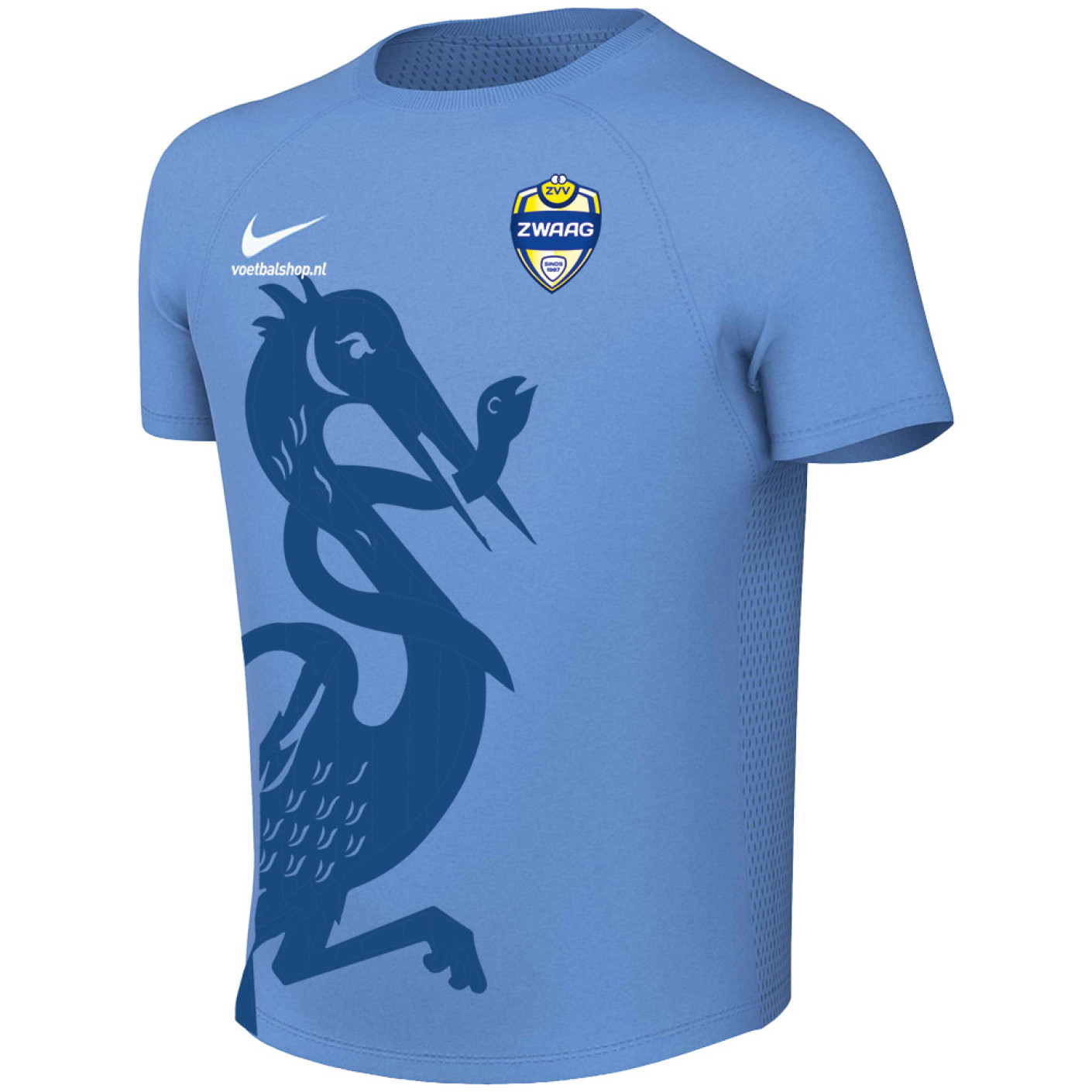 ZVV Zwaag Keepershirt Uit Junior Lichtblauw (blanco)