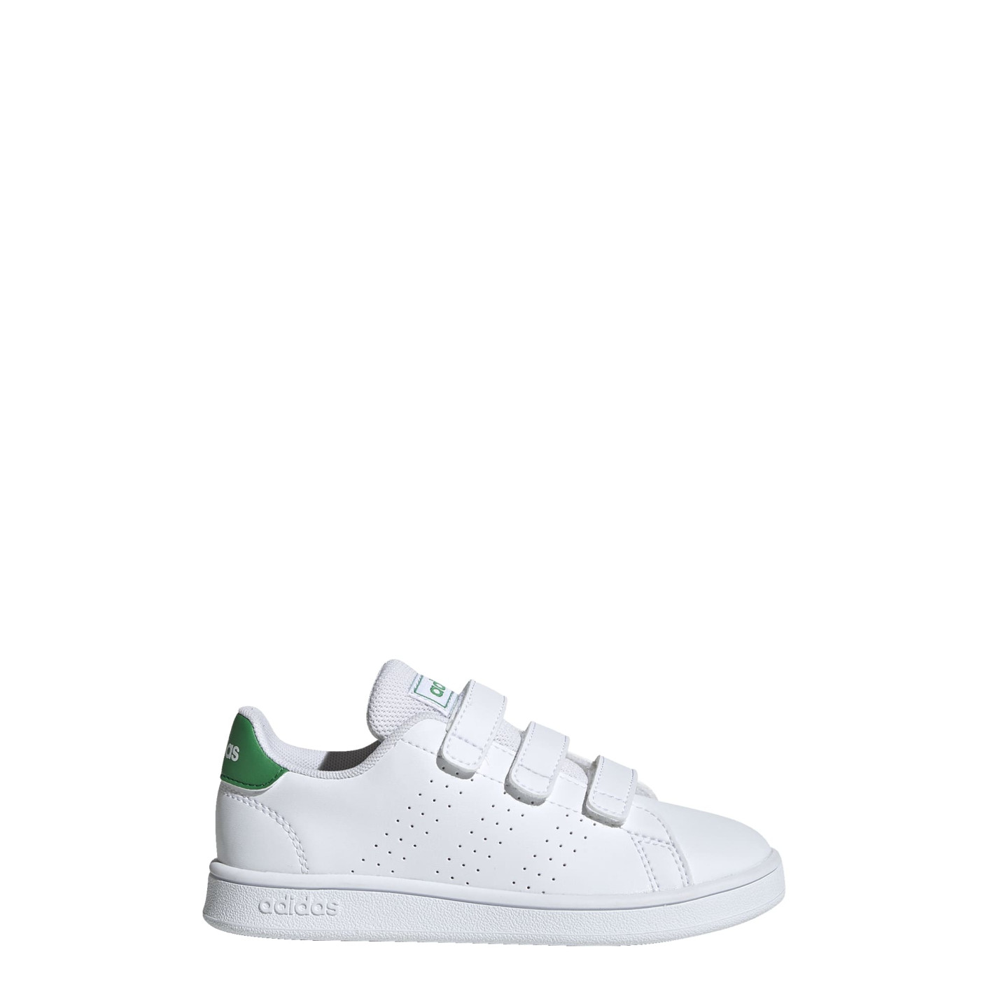 adidas Advantage Kids Sneaker Wit Groen