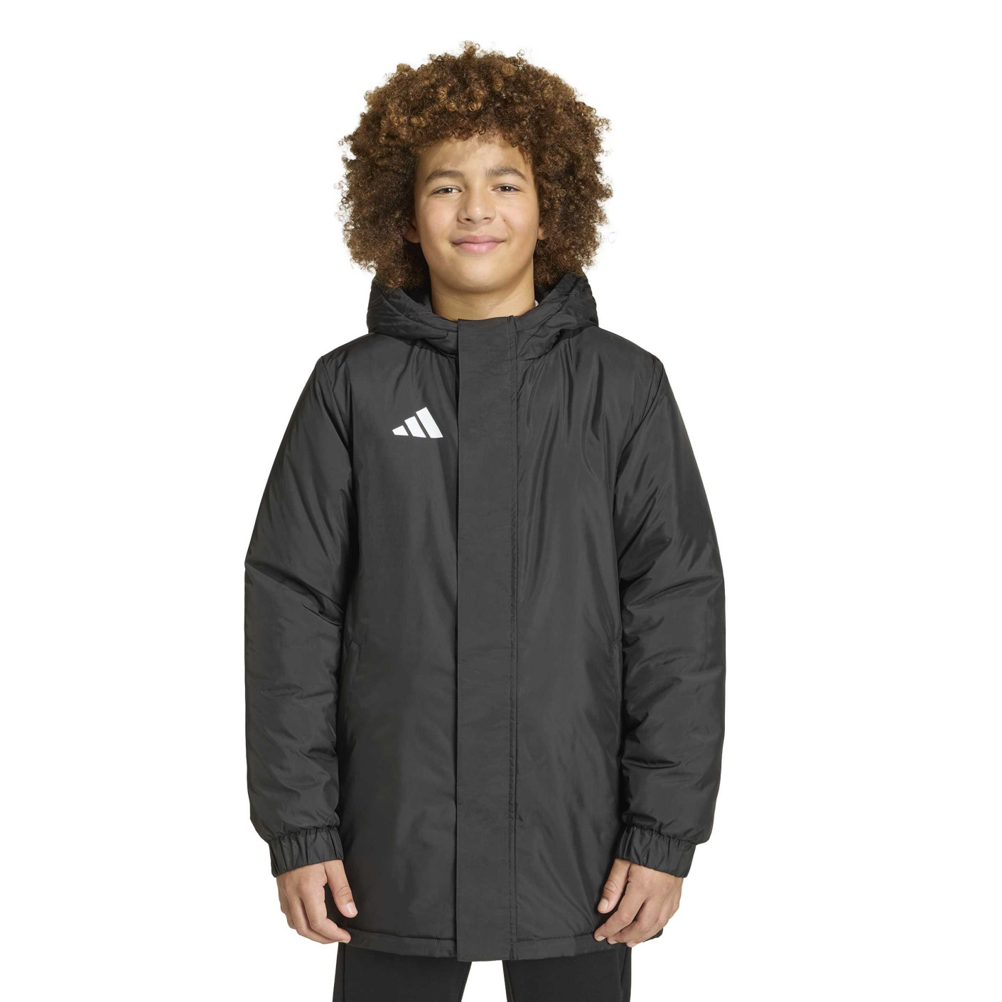 adidas Entrada 26 Stadium Kids Jacket Black White
