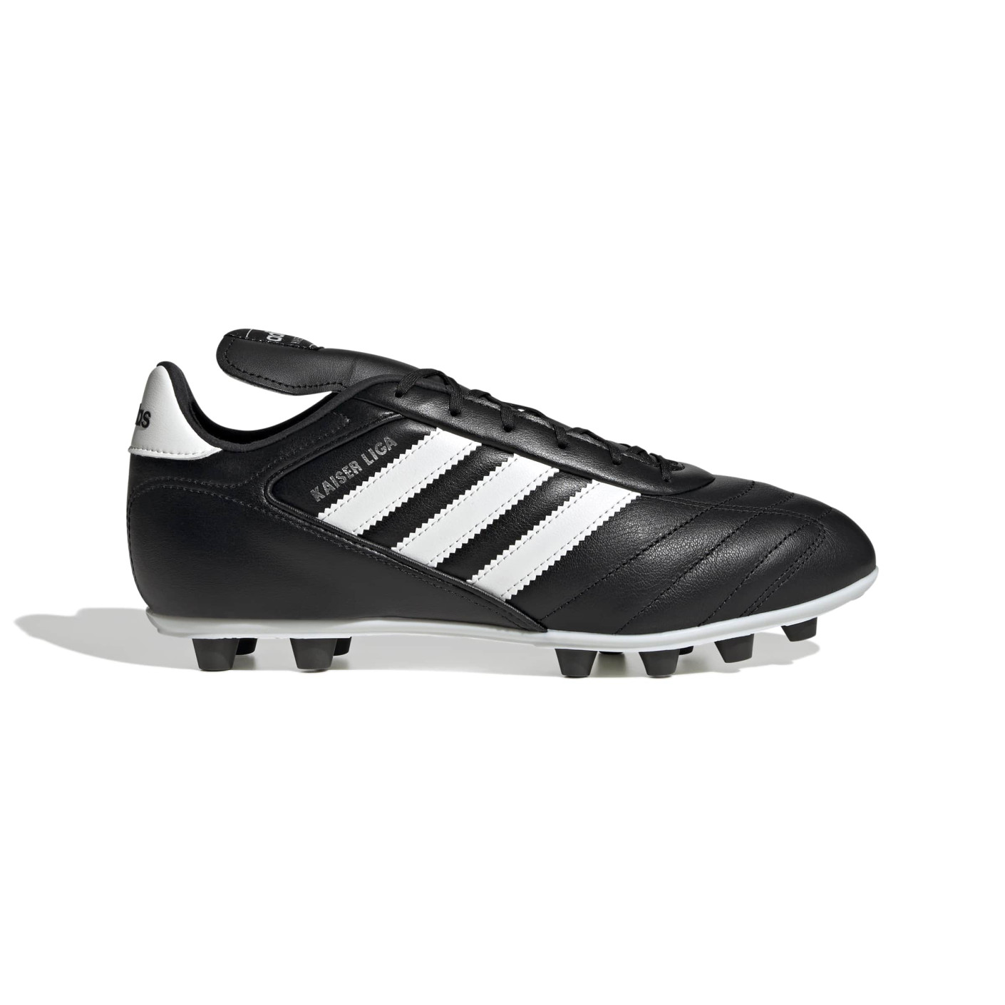 adidas Kaiser Liga 2 Gras Voetbalschoenen (FG) Zwart Wit