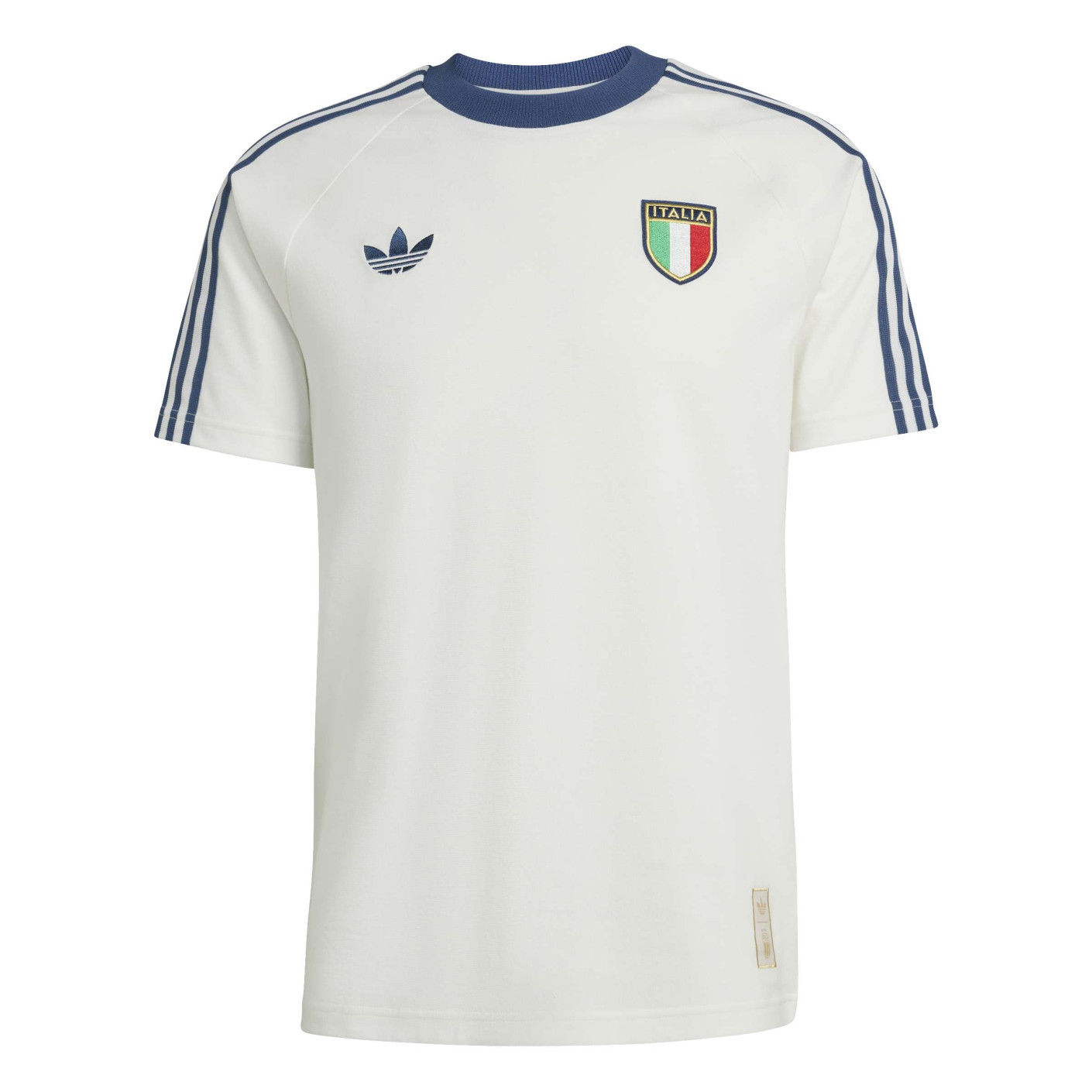 adidas ITALIA シャツ ホワイト　オーセンティック 値下げ⭕️ adidas Italy Originals T-Shirt White Blue - Voetbalshop.nl
