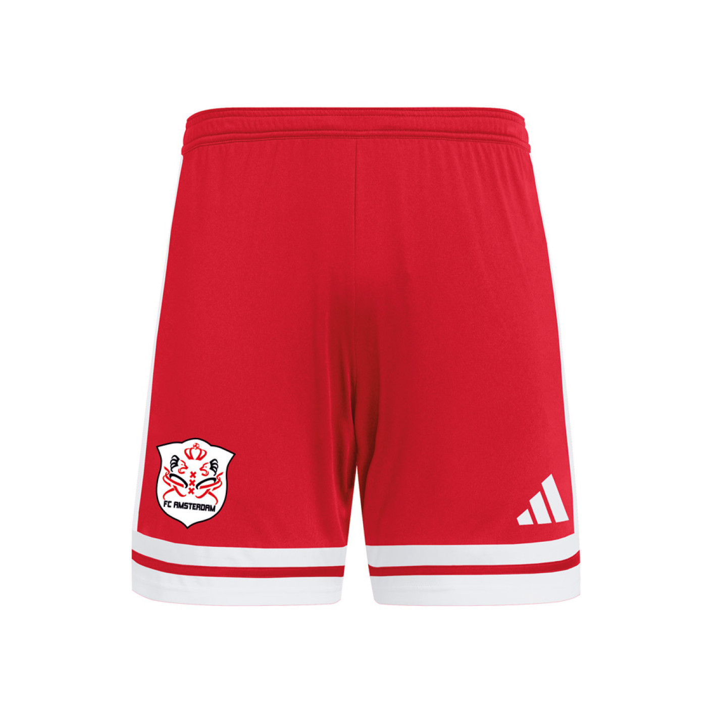 FC Amsterdam Wedstrijdshort Rood wit