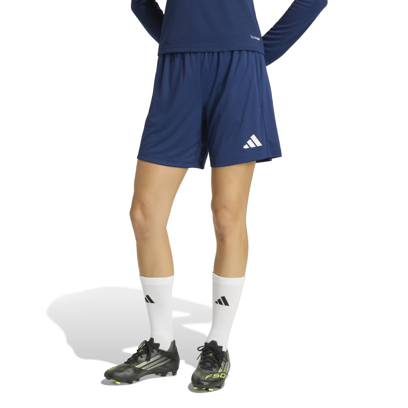 adidas Entrada 26 Women's Training Shorts Dark Blue White
