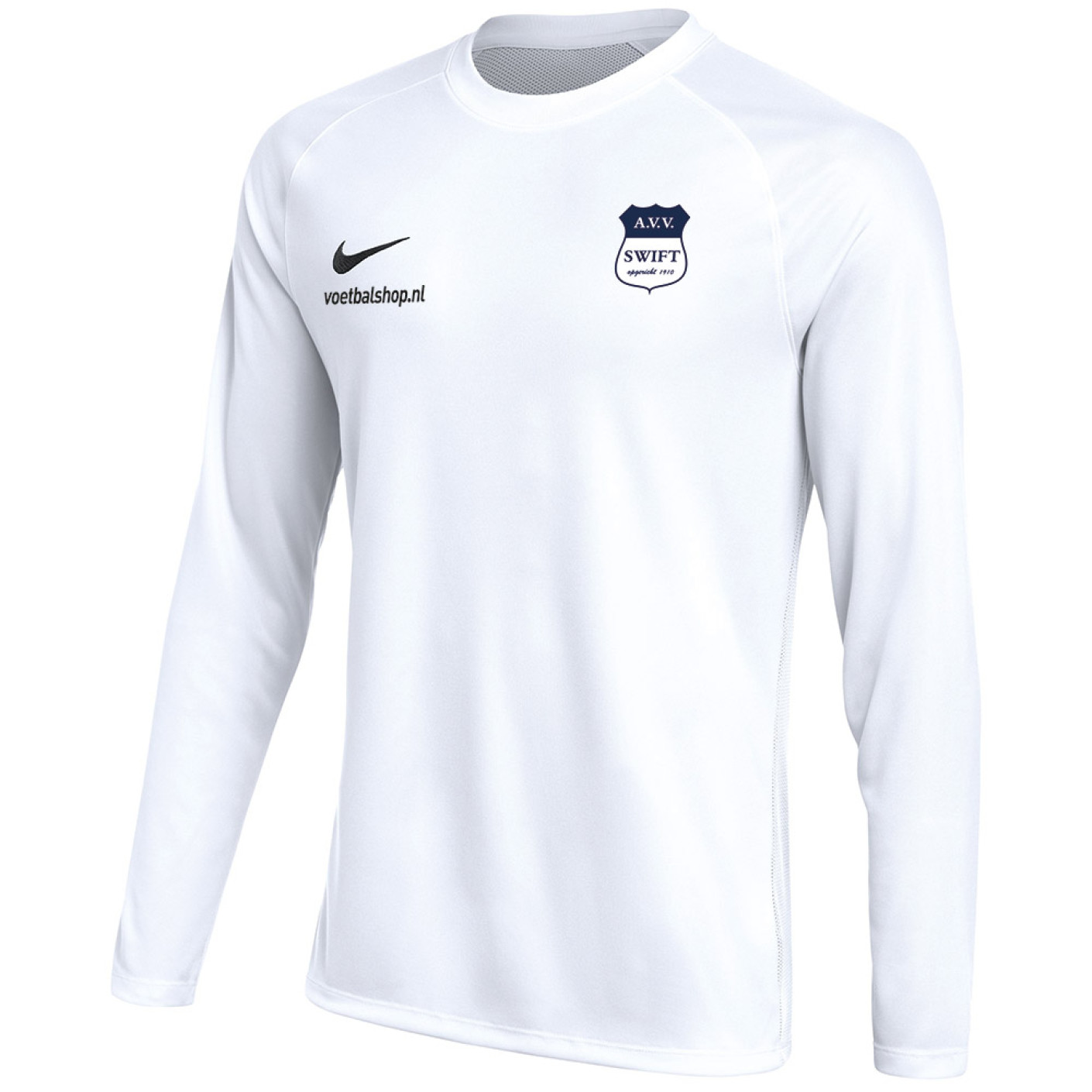 AVV Swift Thuisshirt Lange Mouwen Junior Wit