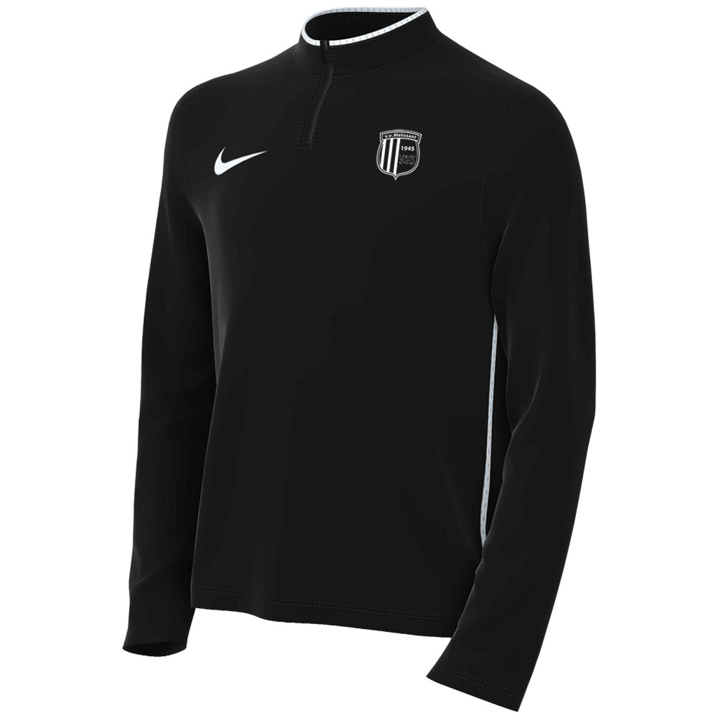 VV Melissant Trainingstrui 1/4 Zip Junior Zwart