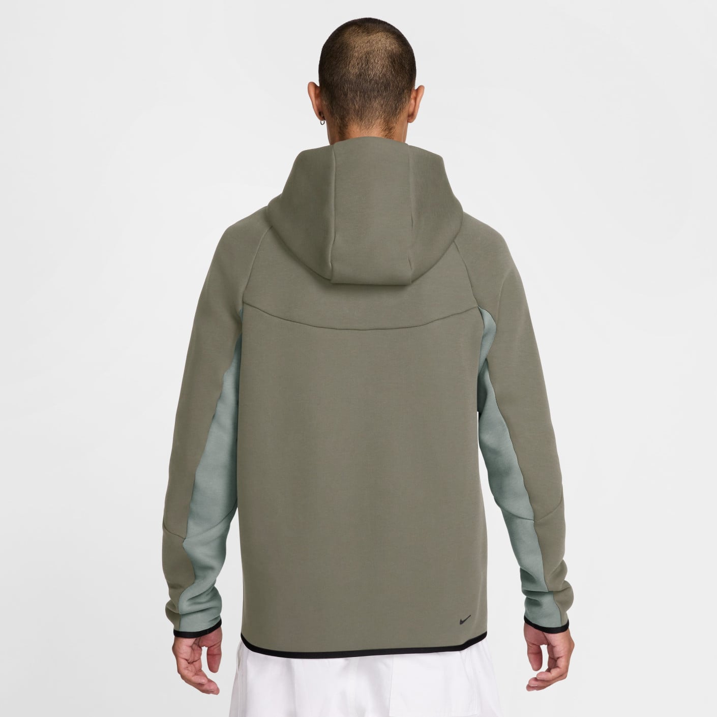 Nike Tech Fleece Sportswear Vest Grijsgroen Lichtgrijs Zwart