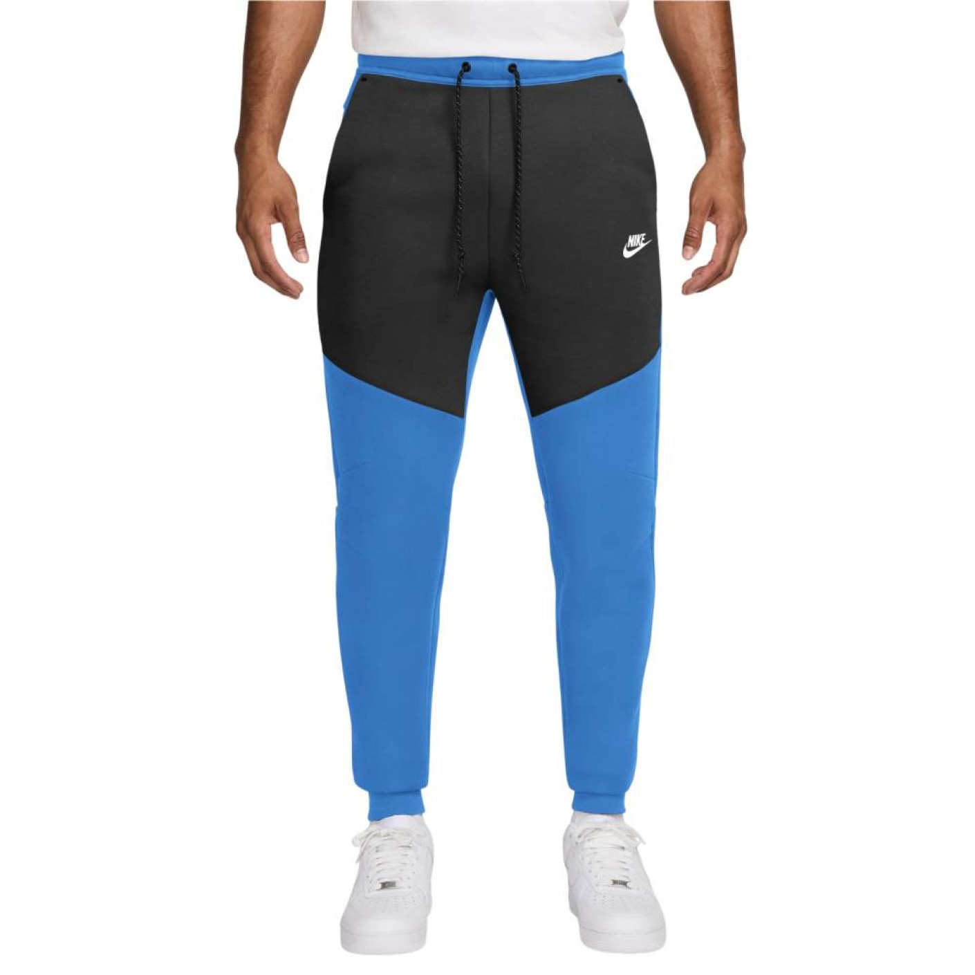 Nike Tech Fleece Sportswear Sweat Pants Blue Black White