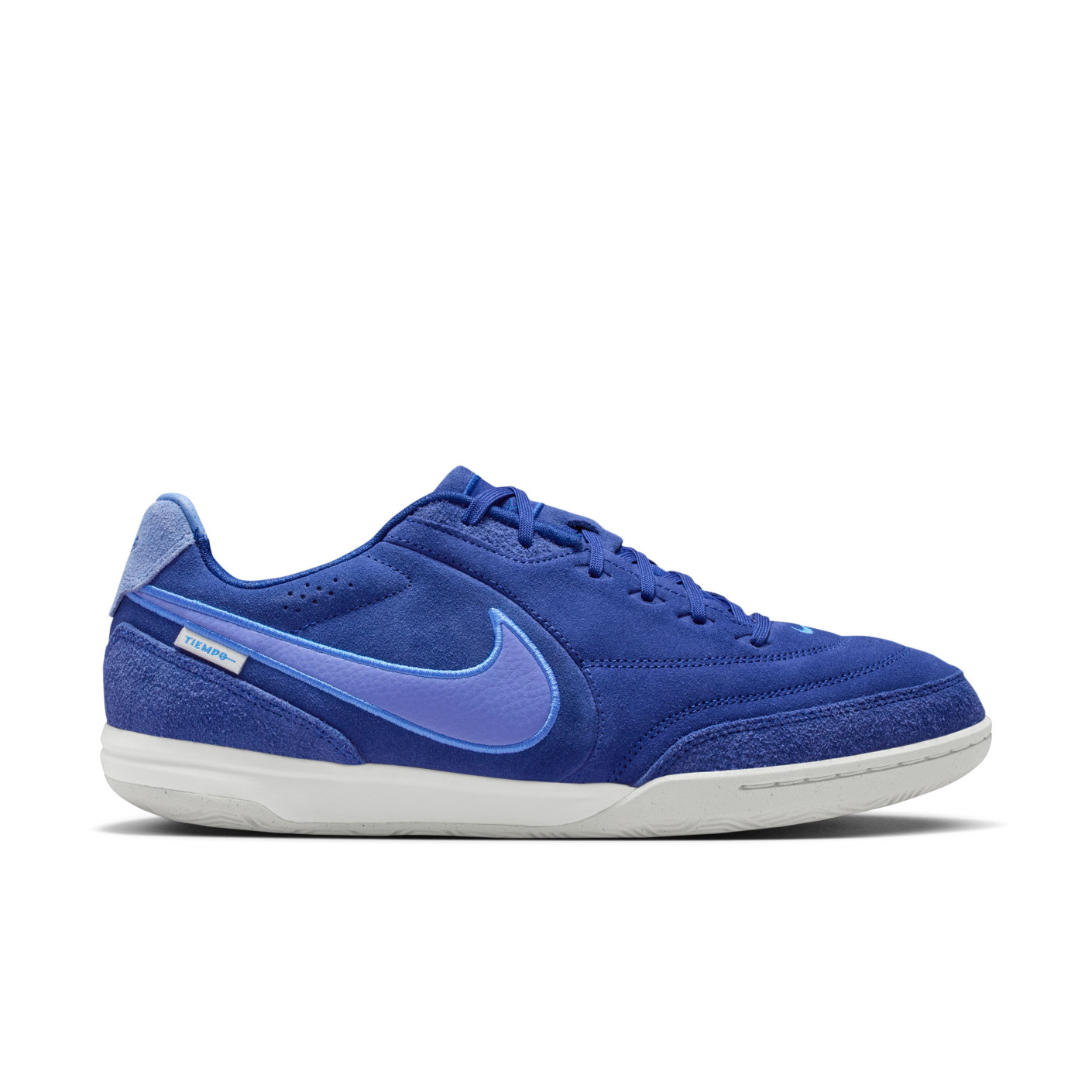 Nike Tiempo Streetgato Premium Straatvoetbalschoenen Blauw Paarsblauw Lichtblauw