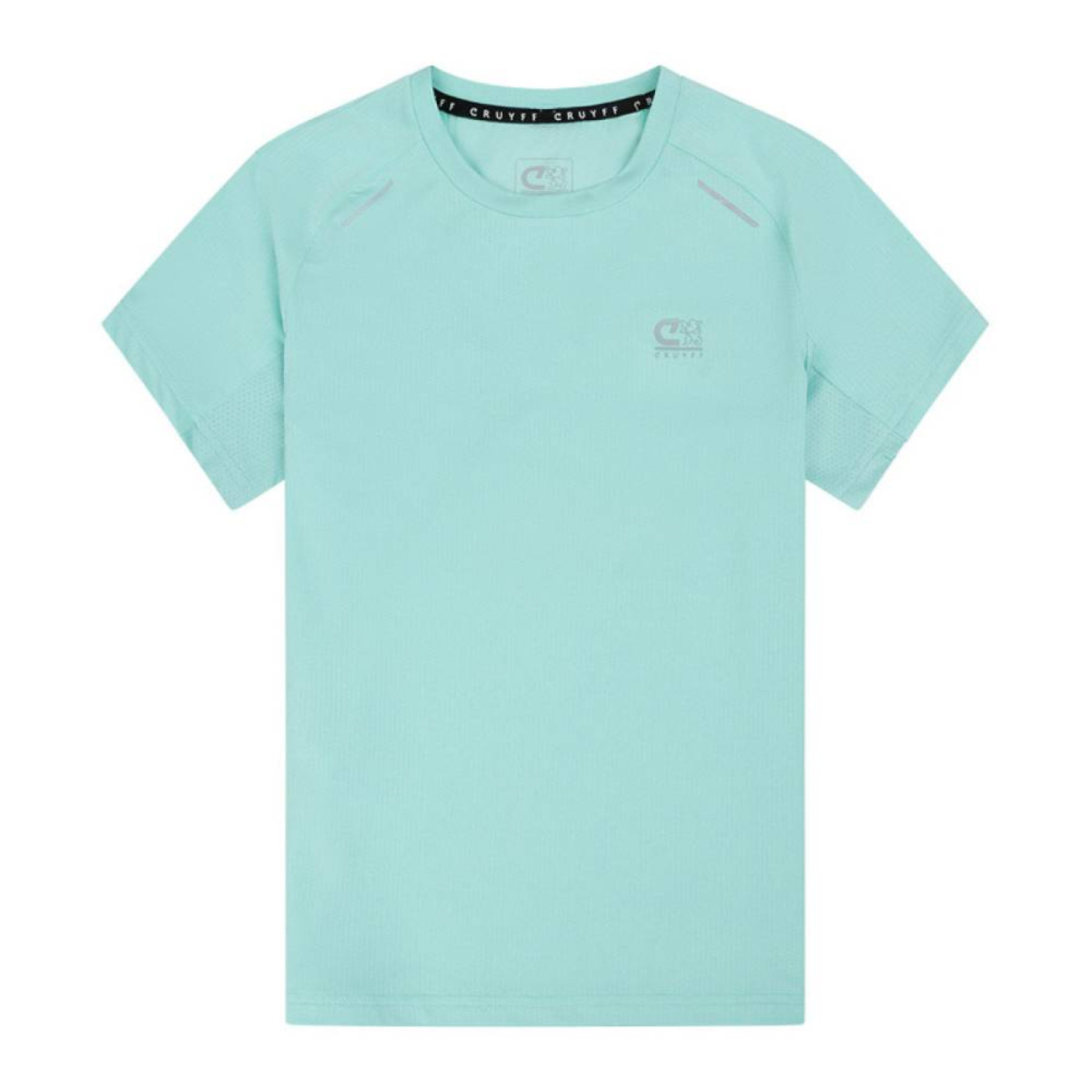 Cruyff Hydrogen T-Shirt Kids Mint Green Silver