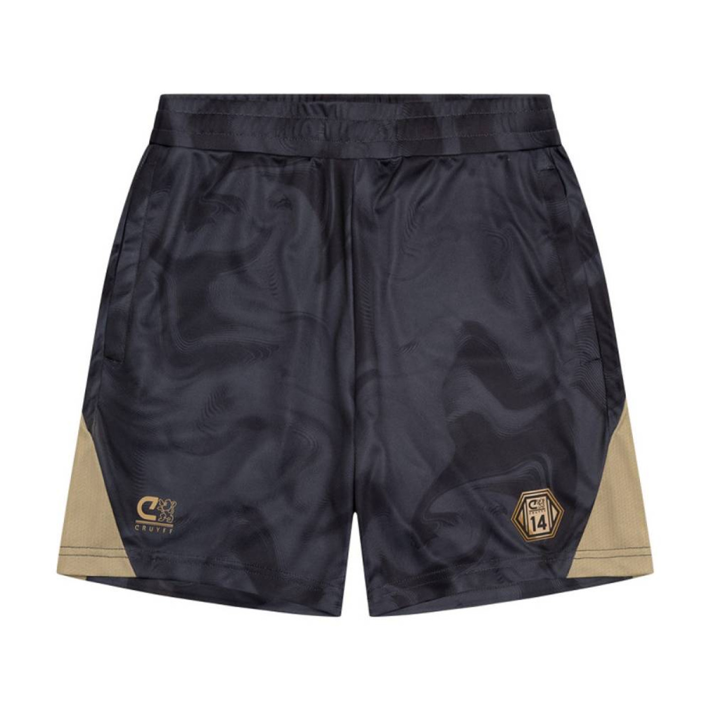 Cruyff Defense Broekje Kids Zwart Goud