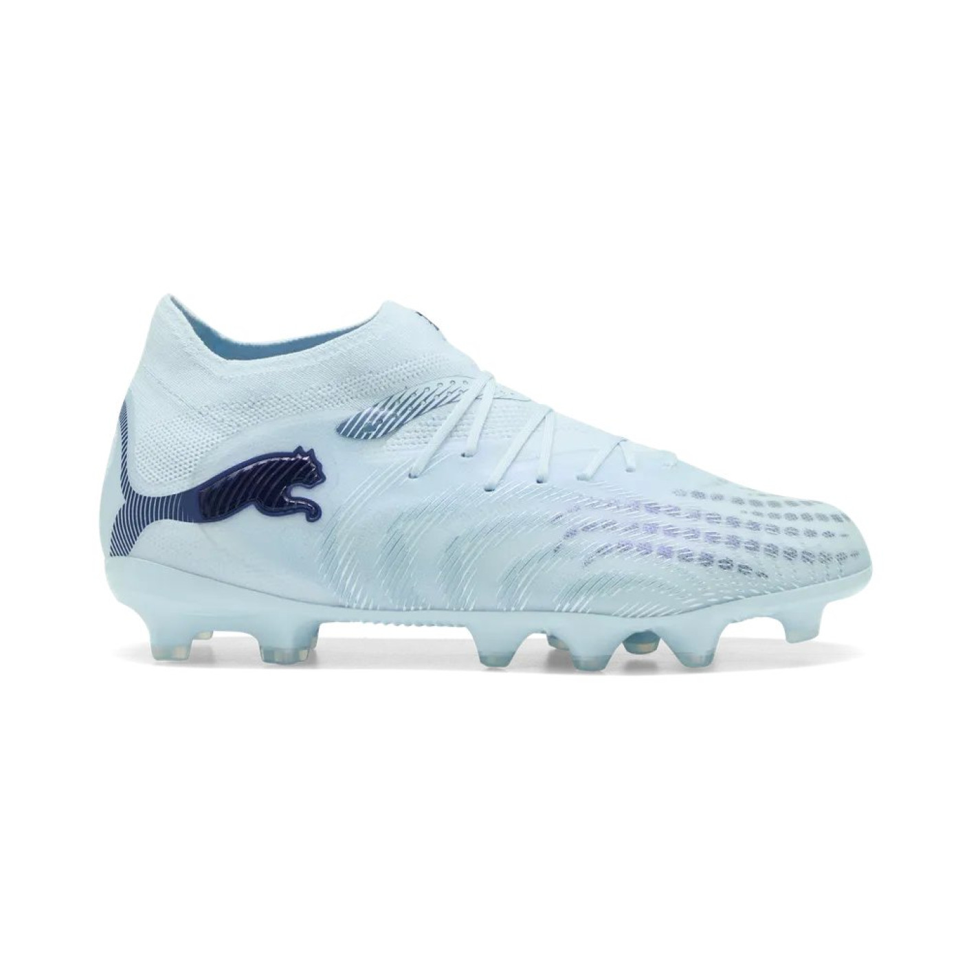 PUMA Future 9 Pro Grass/Artificial Grass Football Boots (MG) Kids Light Blue
