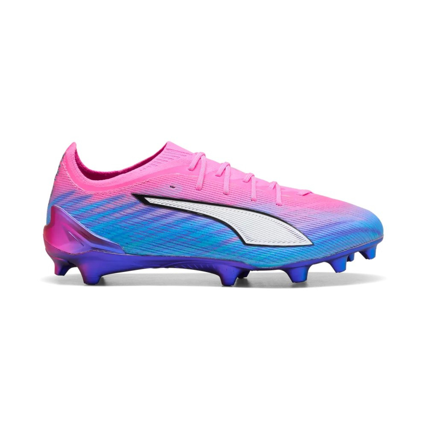 PUMA Ultra 6 Ultimate Gras Voetbalschoenen (FG) Felroze Blauw Geel