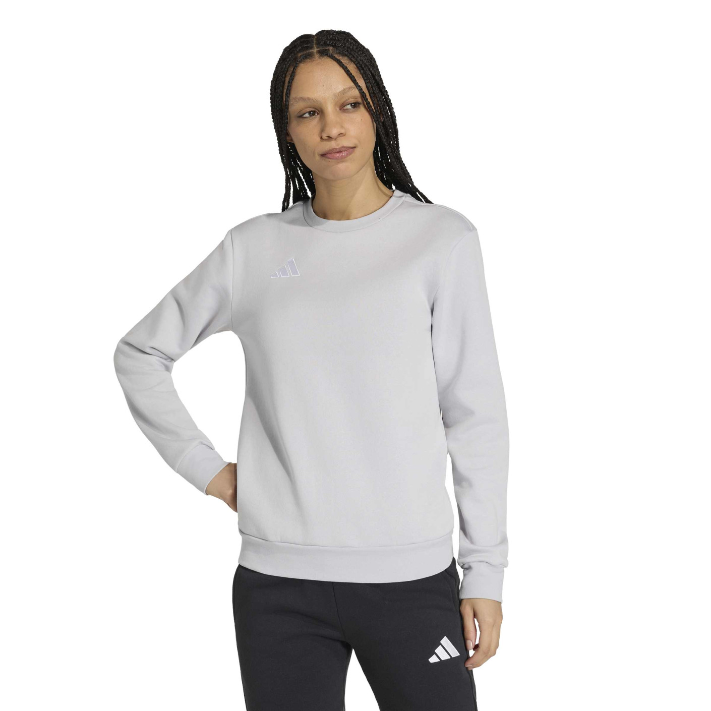 adidas Entrada 26 Women's Sweater Grey White
