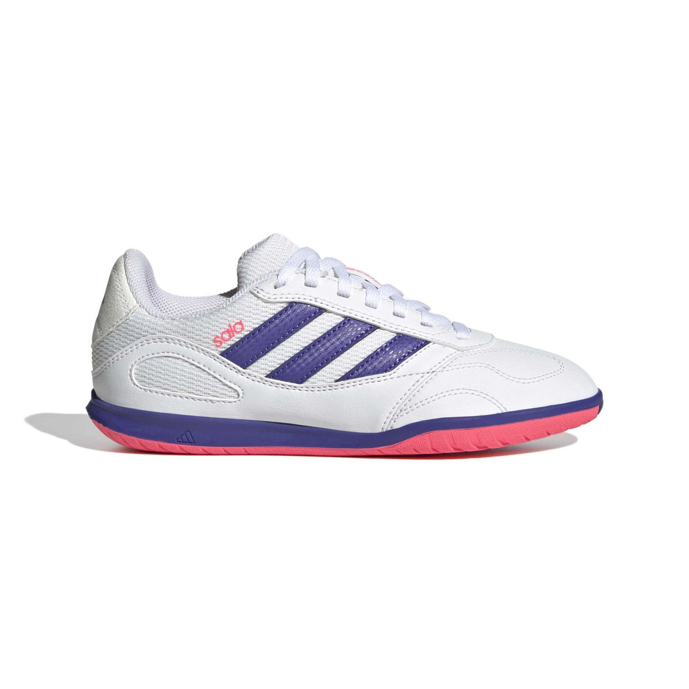 adidas Super Sala III Zaalvoetbalschoenen (IN) Kids Wit Paars Roze