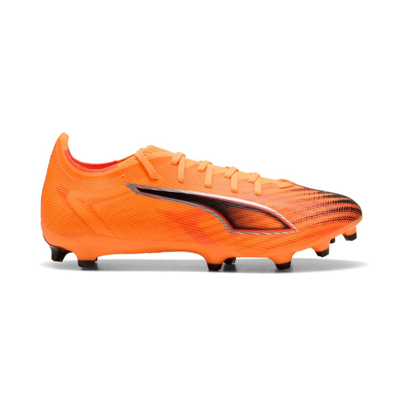 PUMA Ultra 6 Match Gras / Kunstgras Voetbalschoenen (MG) Oranje Zwart Zilver