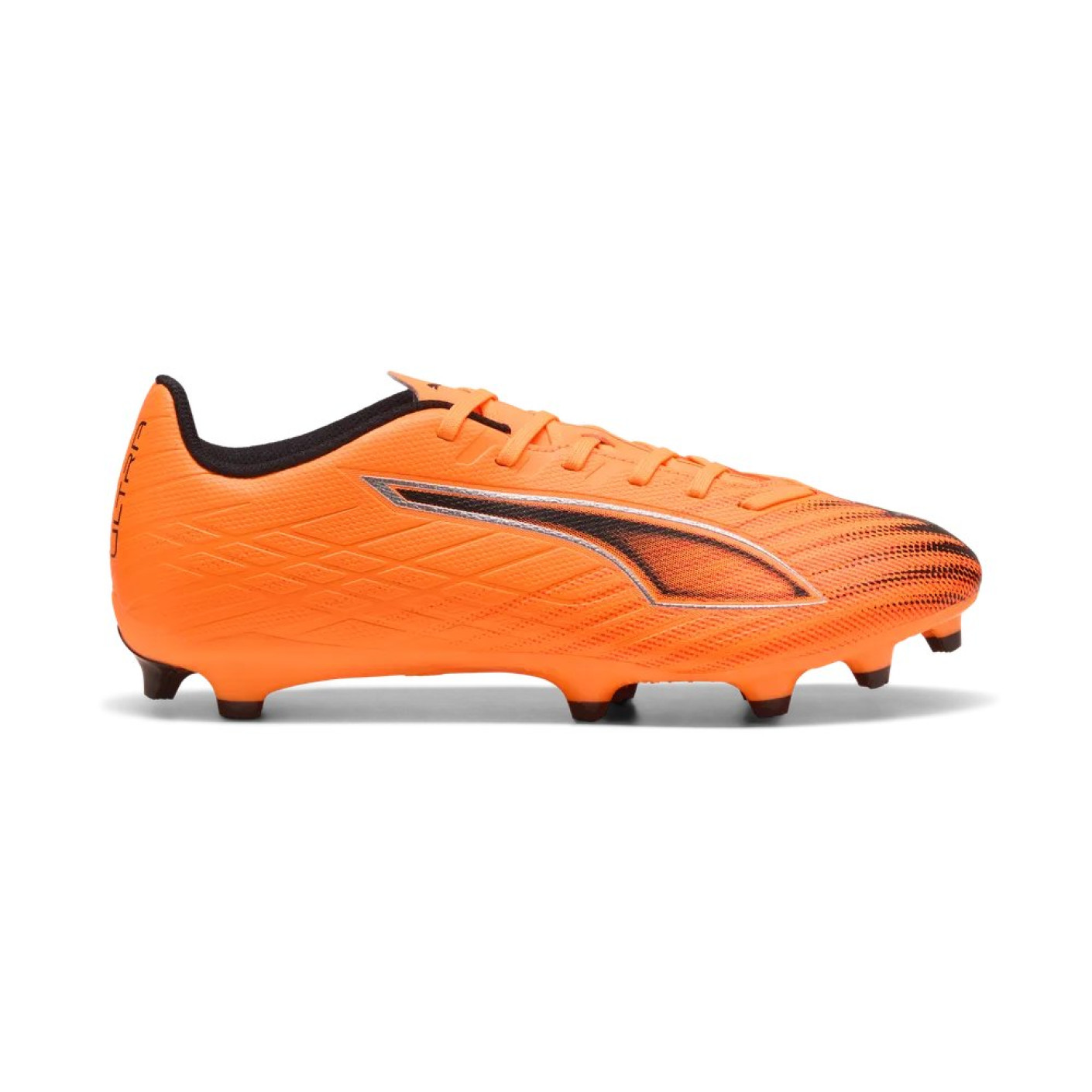 PUMA Ultra 6 Play Gras / Kunstgras Voetbalschoenen (MG) Oranje Zwart Zilver