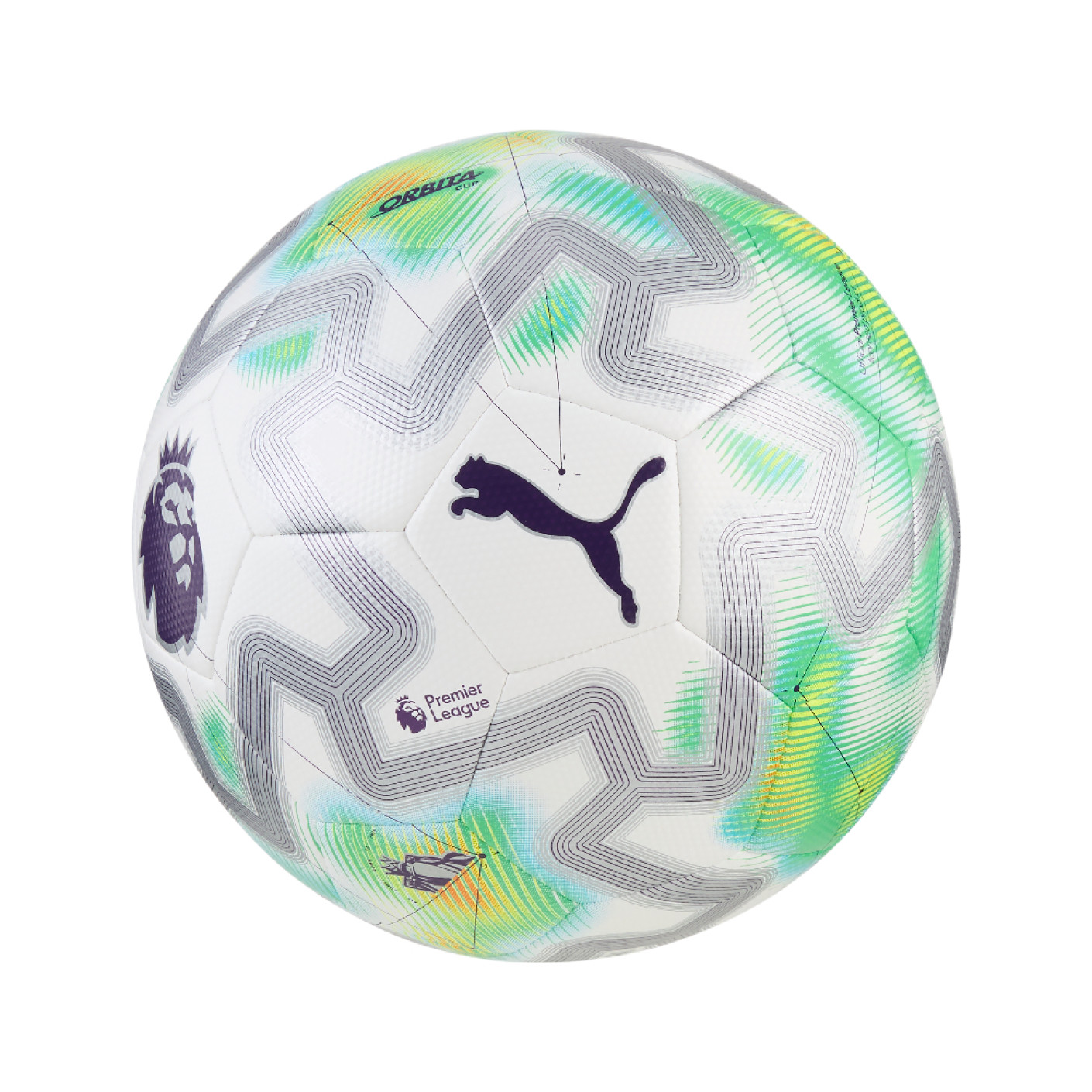 PUMA Orbita Cup Premier League Thrill Voetbal 2025-2026 Wit Multicolor