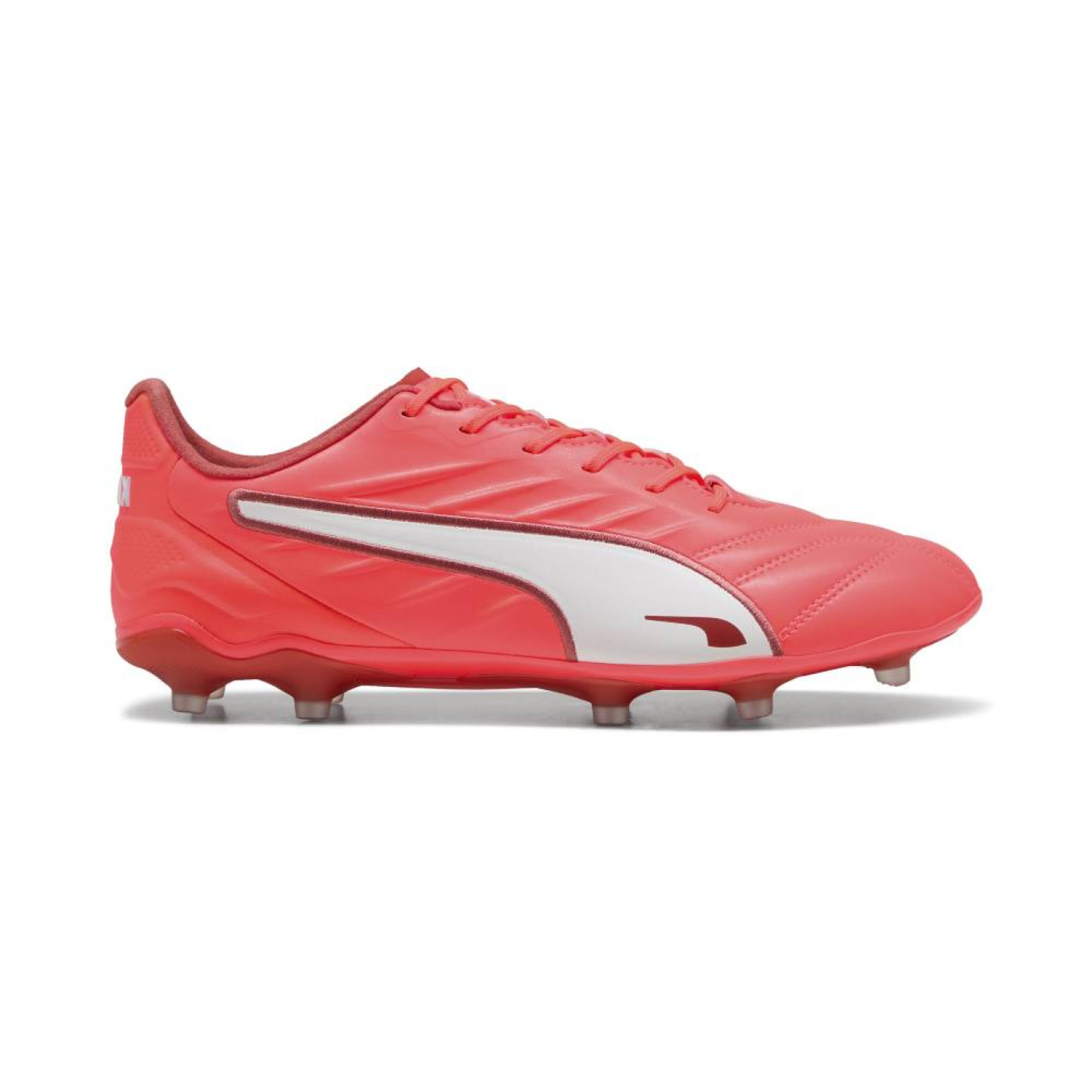 PUMA King Pro Grass/Artificial Grass Football Shoes (MG) Red White