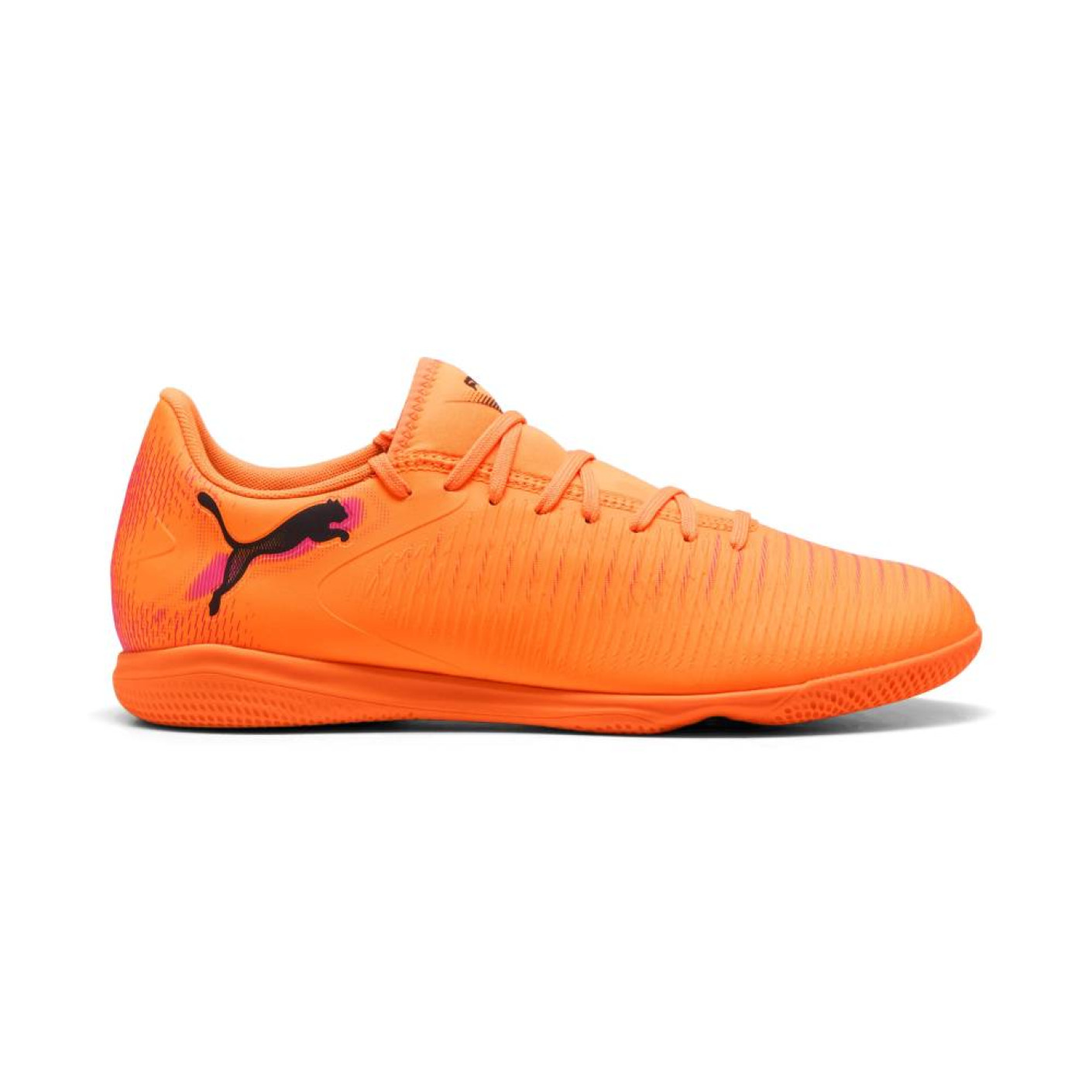PUMA Future 8 Play Indoor Football Boots (IN) Orange Pink Black