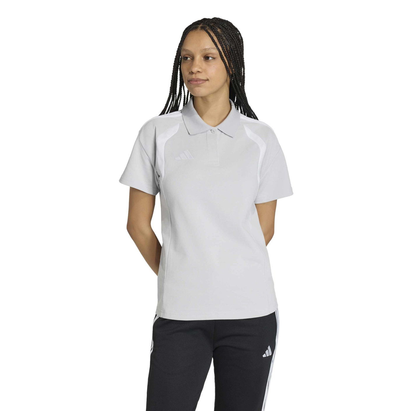 adidas Tiro 26 League Polo Women Grey White