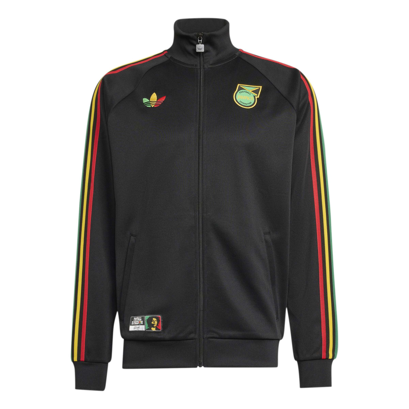 adidas Jamaica x Bob Marley Originals Training Jacket Black Green 