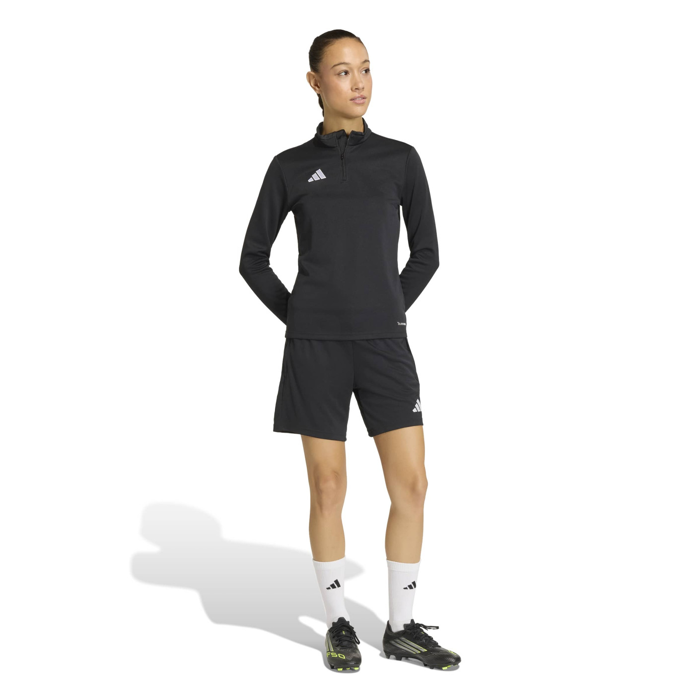 adidas Entrada 26 Women's Training Shorts Black White