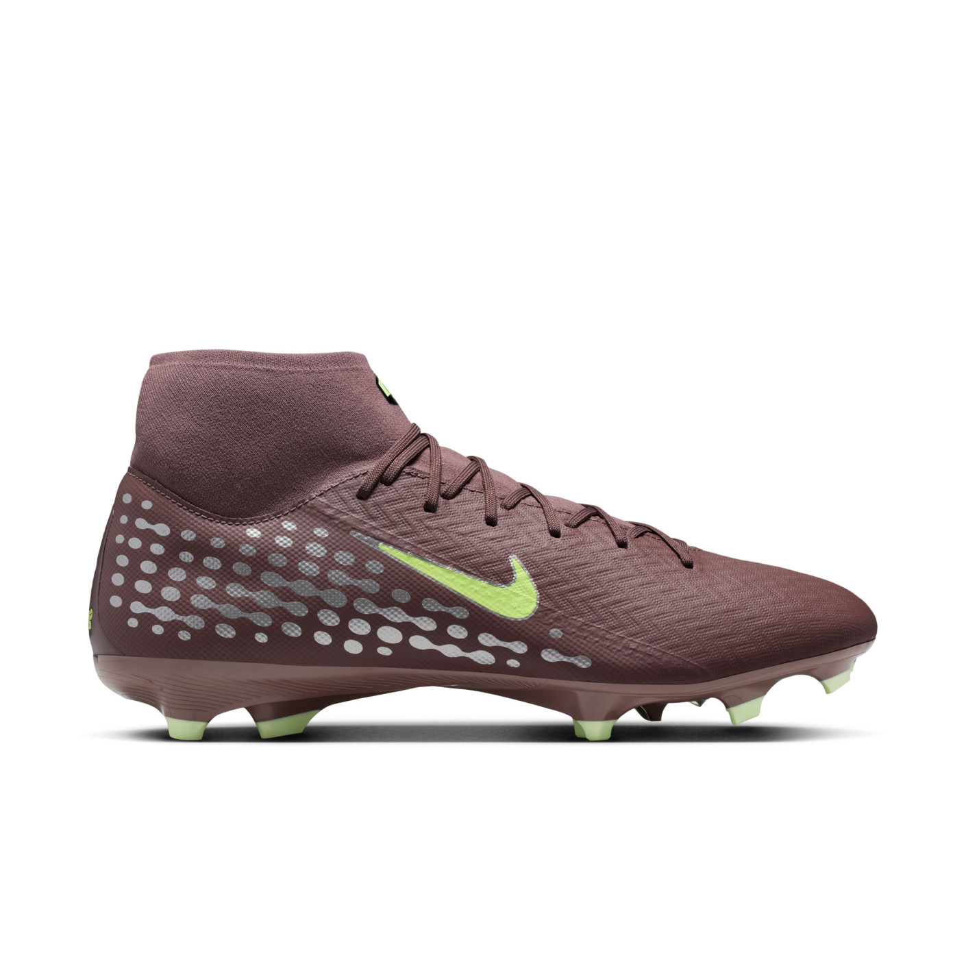 Nike Zoom Mercurial Superfly 10 Mbappé Academy Grass/Artificial Grass Football Boots (MG) Brown Neon Yellow Silver